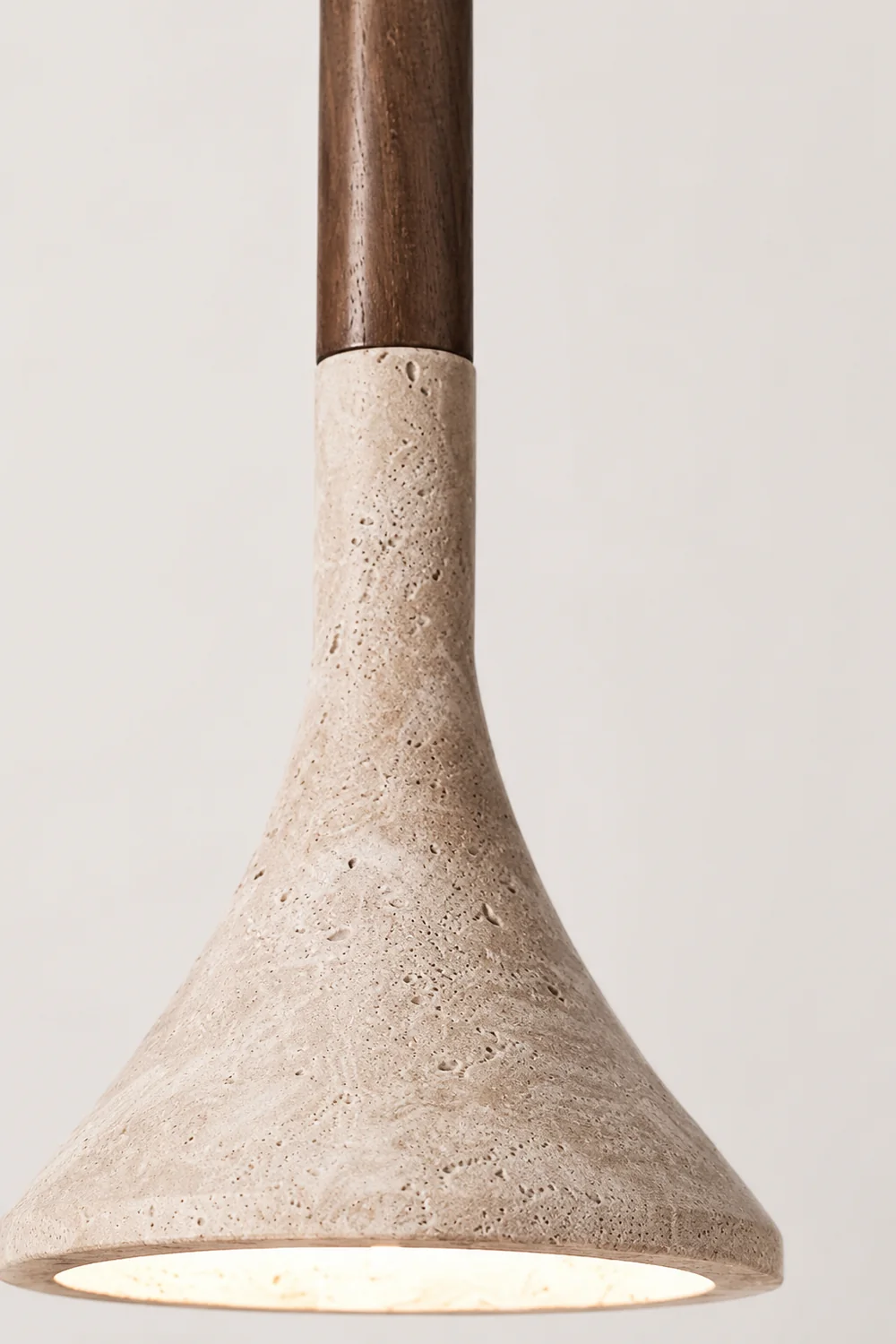 Aplomb Travertine Pendant Lamp - Lumpaz