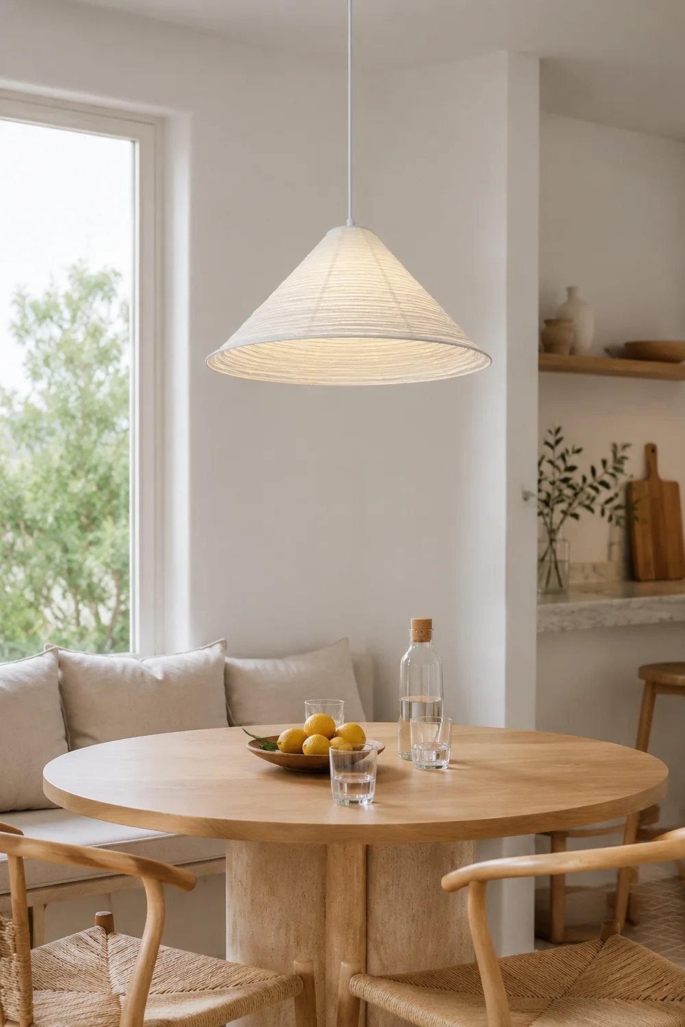 Cone Washi Pendant Light - Lumpaz