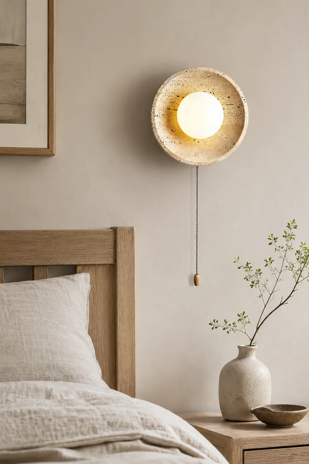 Stone Lunar Eclipse Wall Light - Lumpaz