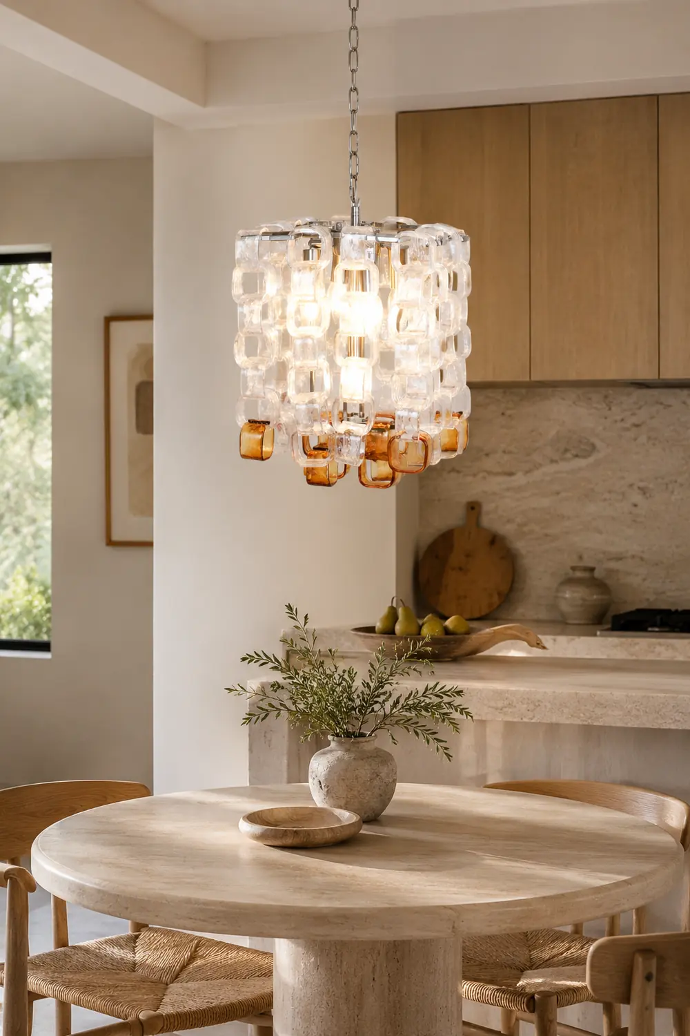 Murano Poliarte Interlocking Chandelier - Lumpaz