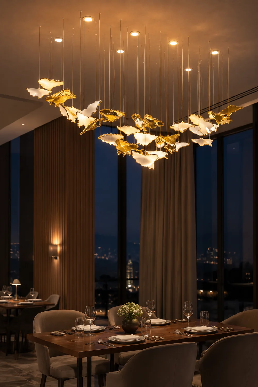 Ginkgo Tree Chandelier - Lumpaz
