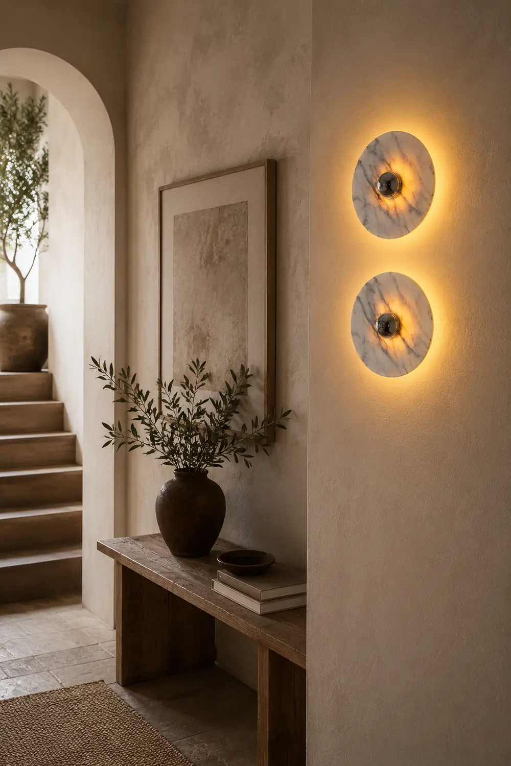 Messier Marble Rechargeable Wall Lamp - Lumpaz