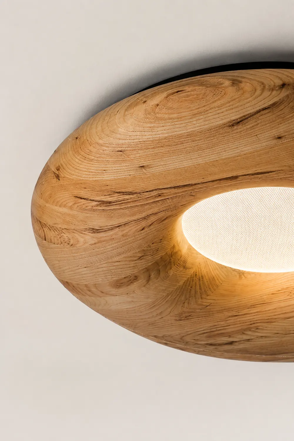 Donut Wood Ceiling Light - Lumpaz