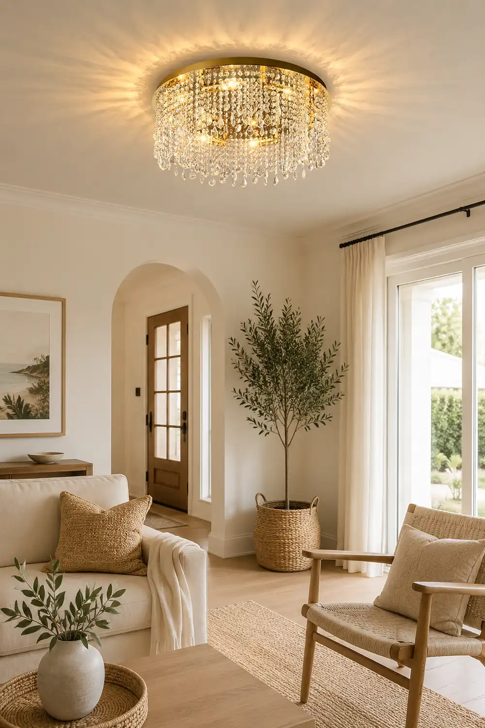 Beirio Crystal Ceiling Lamp - Lumpaz