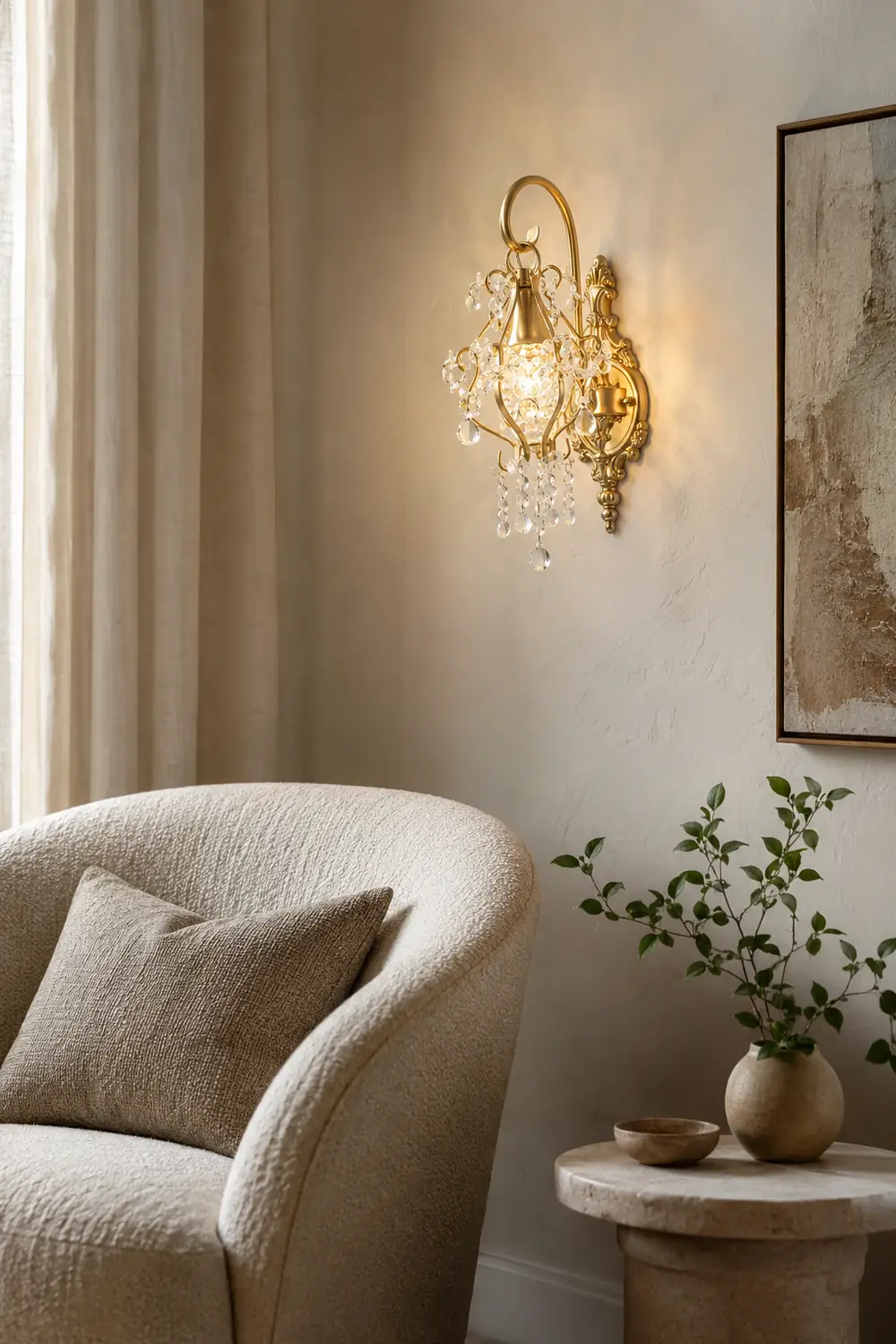 Apttek Crystal Wall Lamp - Lumpaz