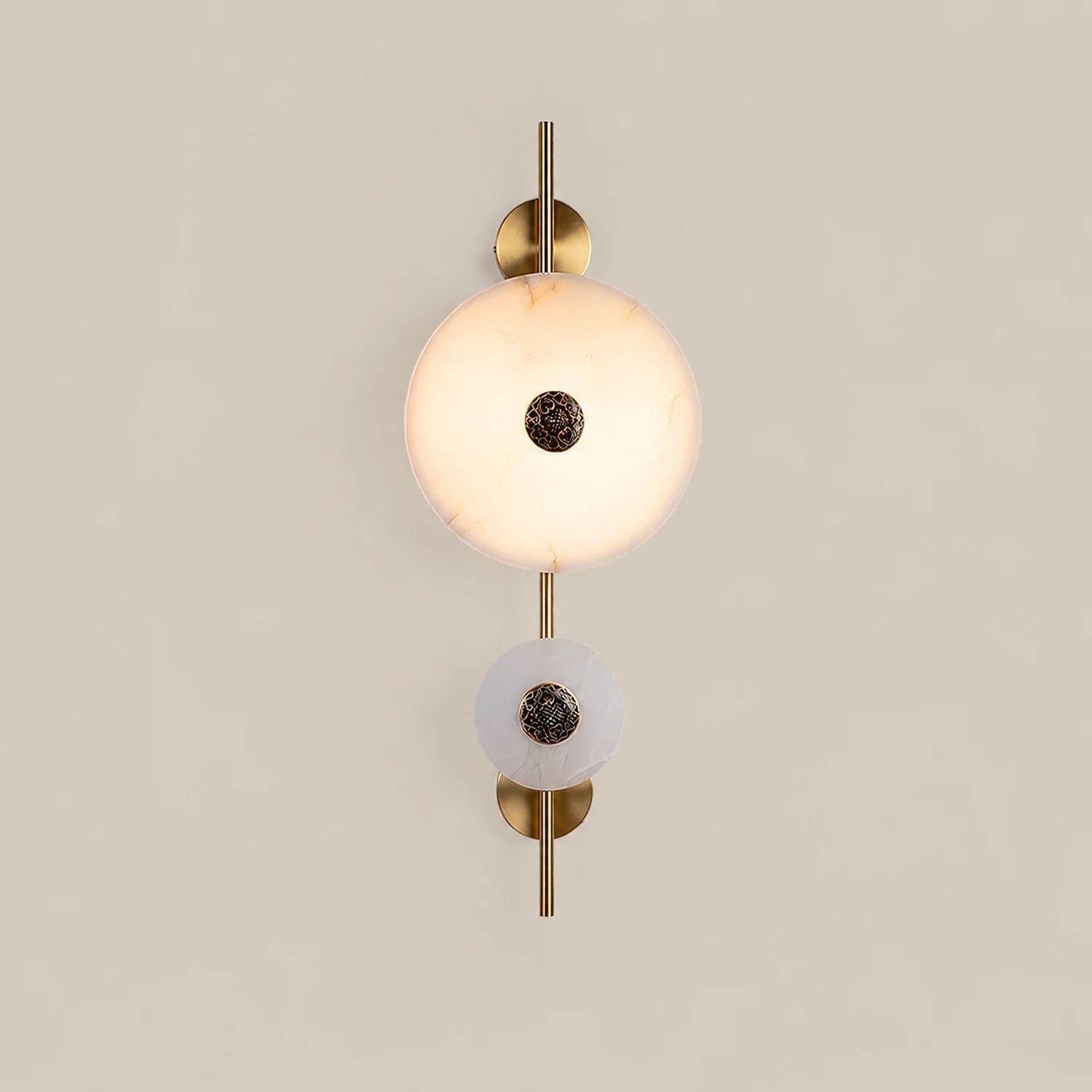 Alabaster Eclipse Wall Light - Lumpaz
