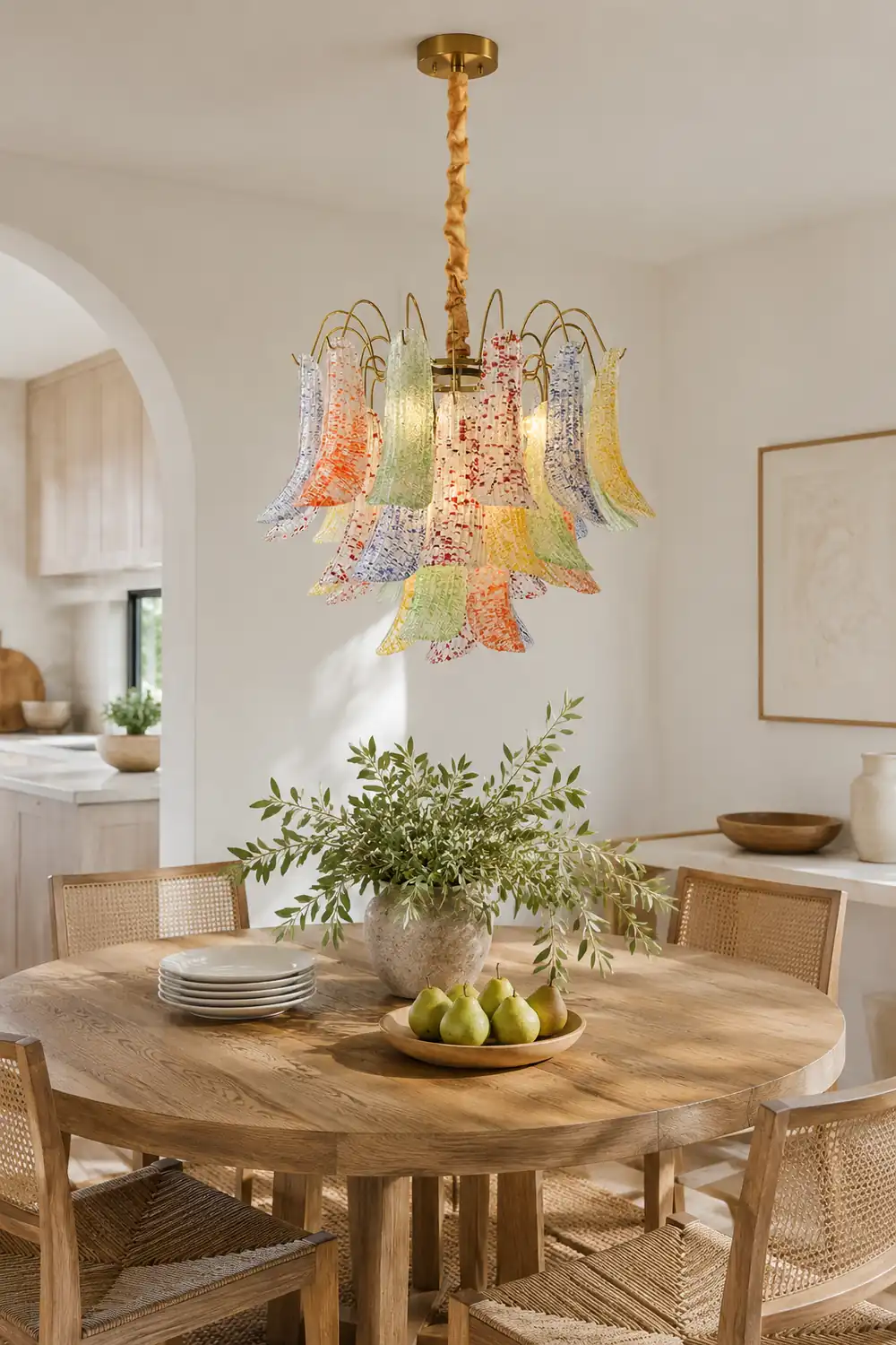 Mazzega Murano Glass Chandelier - Lumpaz