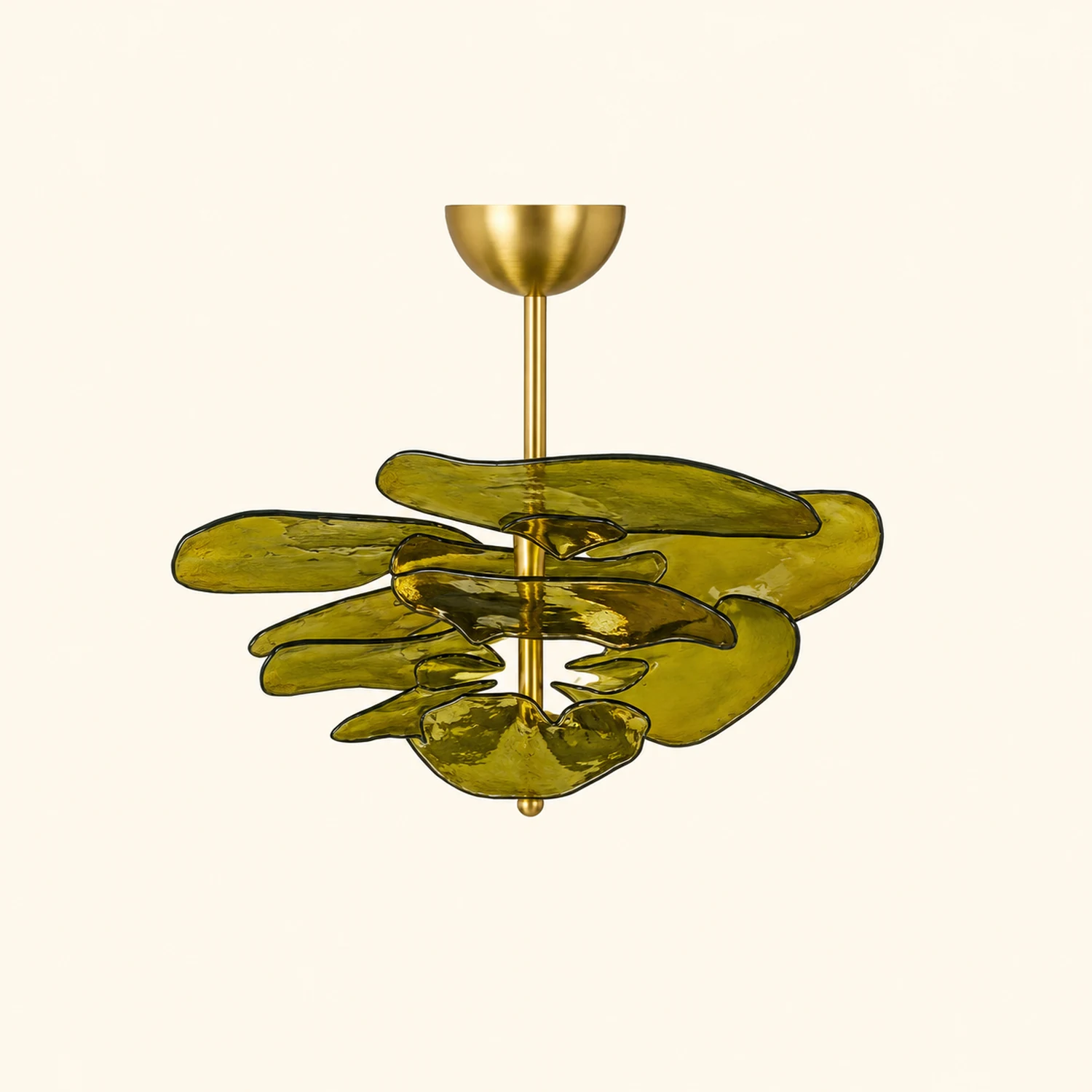 Golden Petals Murano Chandelier - Lumpaz