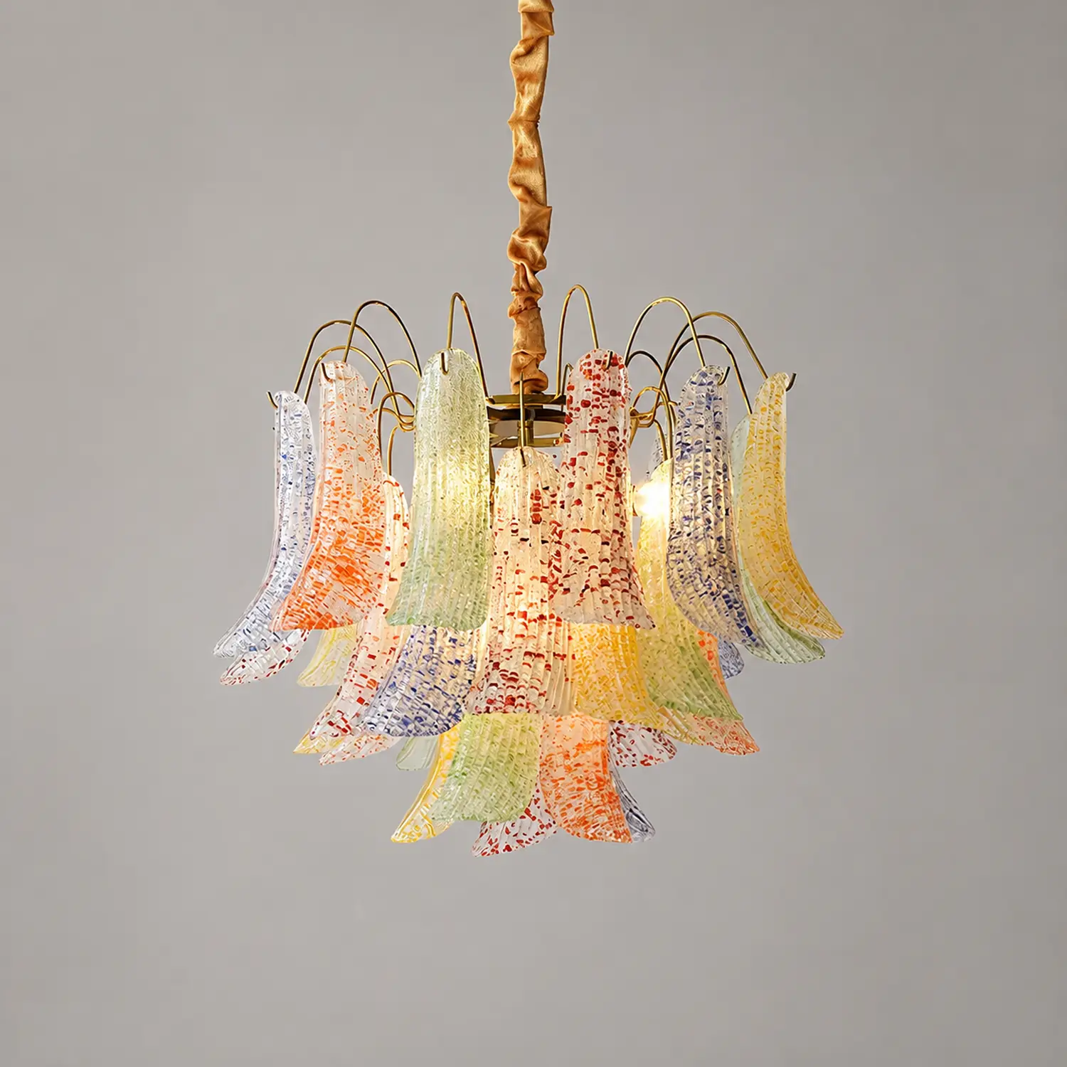 Venini Colorful Murano Glass Chandelier - Lumpaz