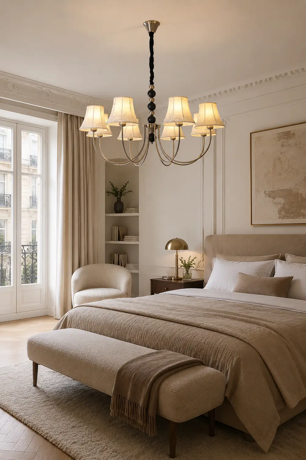 Orchid Fabric Chandelier - Lumpaz