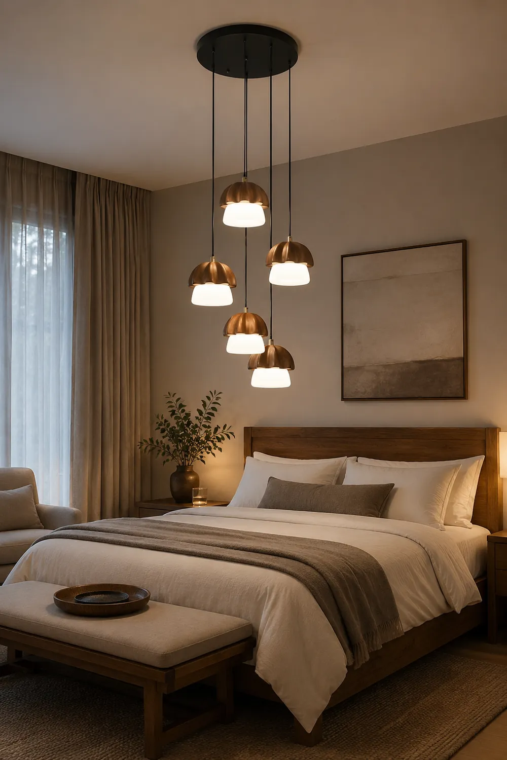 Mushroom Cluster Chandelier - Lumpaz