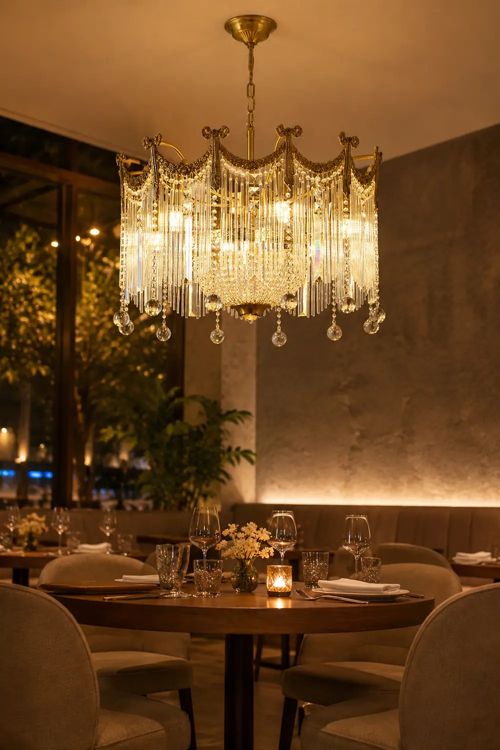 Evangeline Crystal Chandelier - Lumpaz