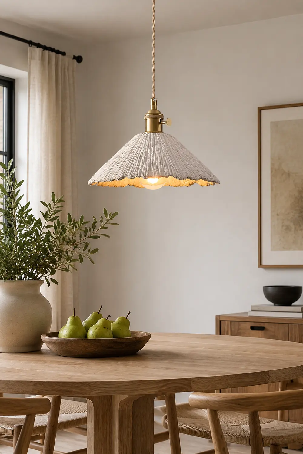 Microcement Pendant Lamp - Lumpaz