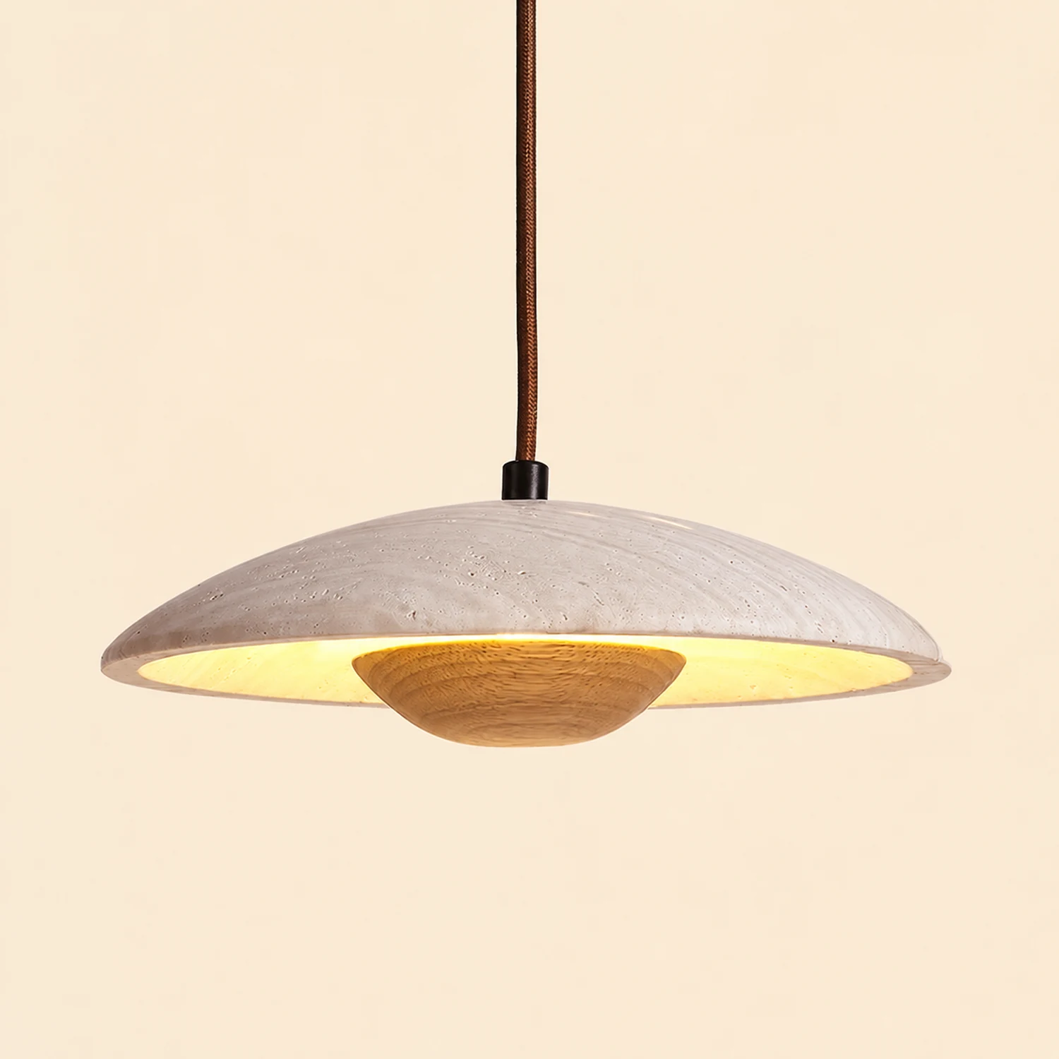 Solara Wood Pendant Lamp - Lumpaz