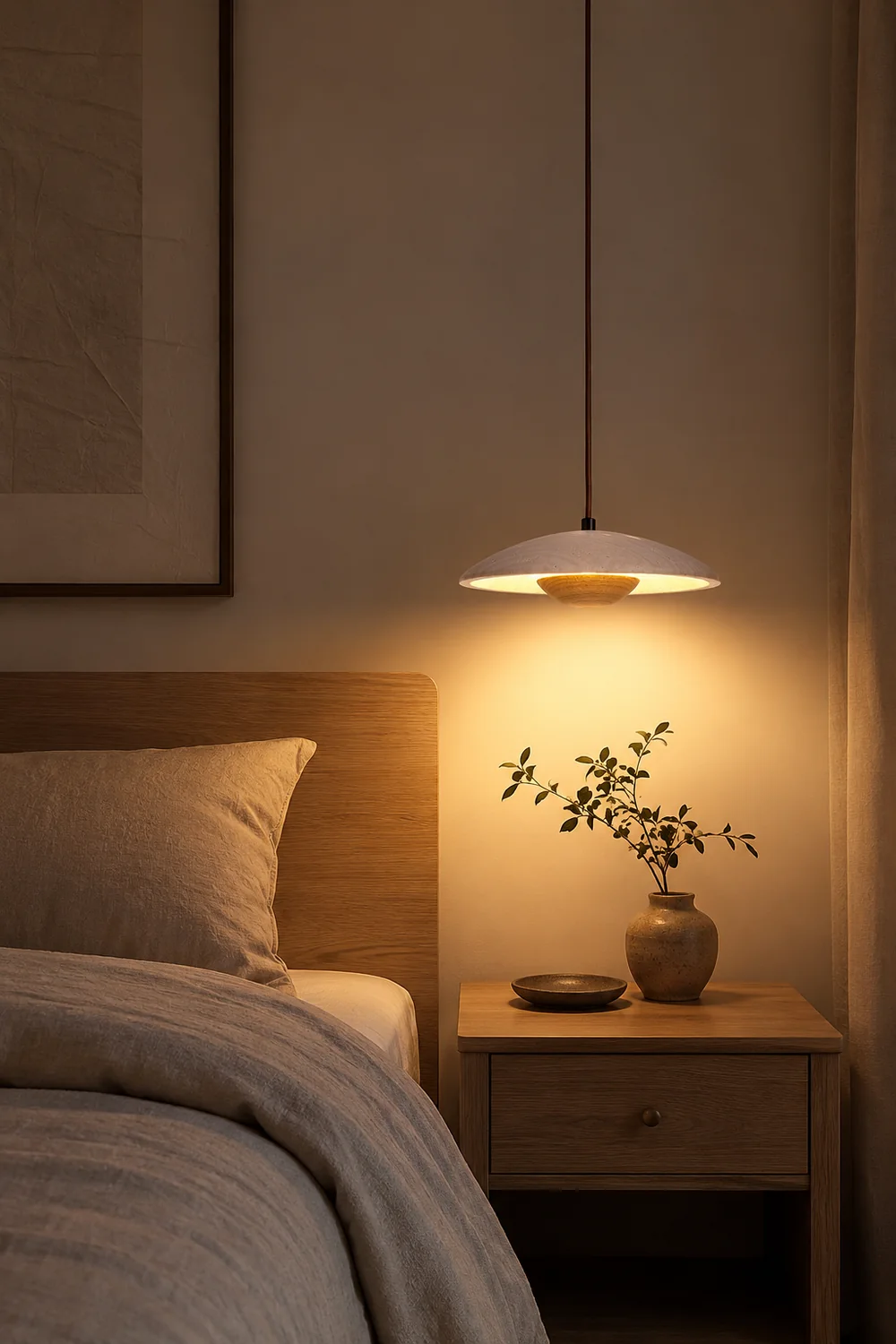 Solara Wood Pendant Lamp - Lumpaz