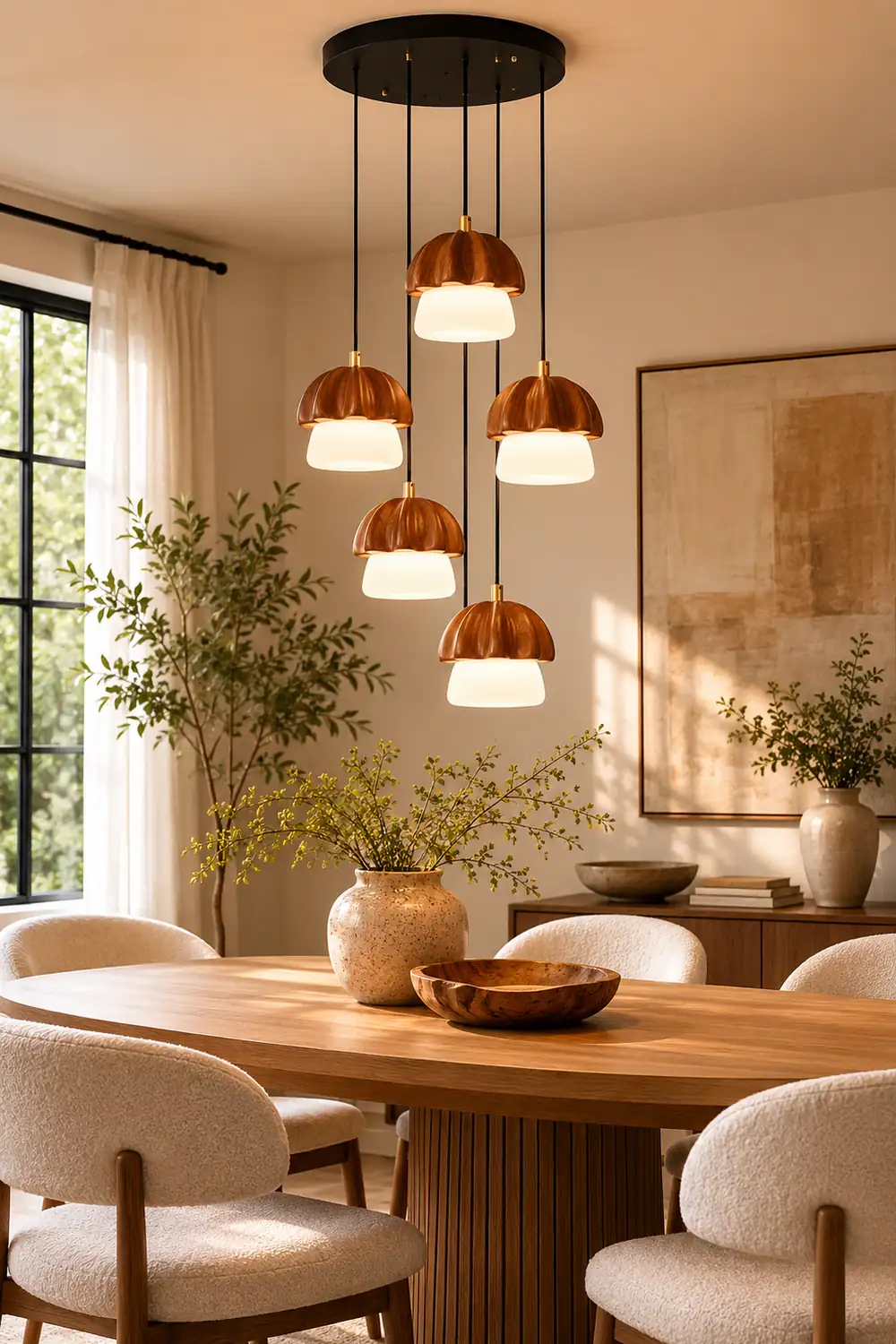 Mushroom Cluster Chandelier - Lumpaz