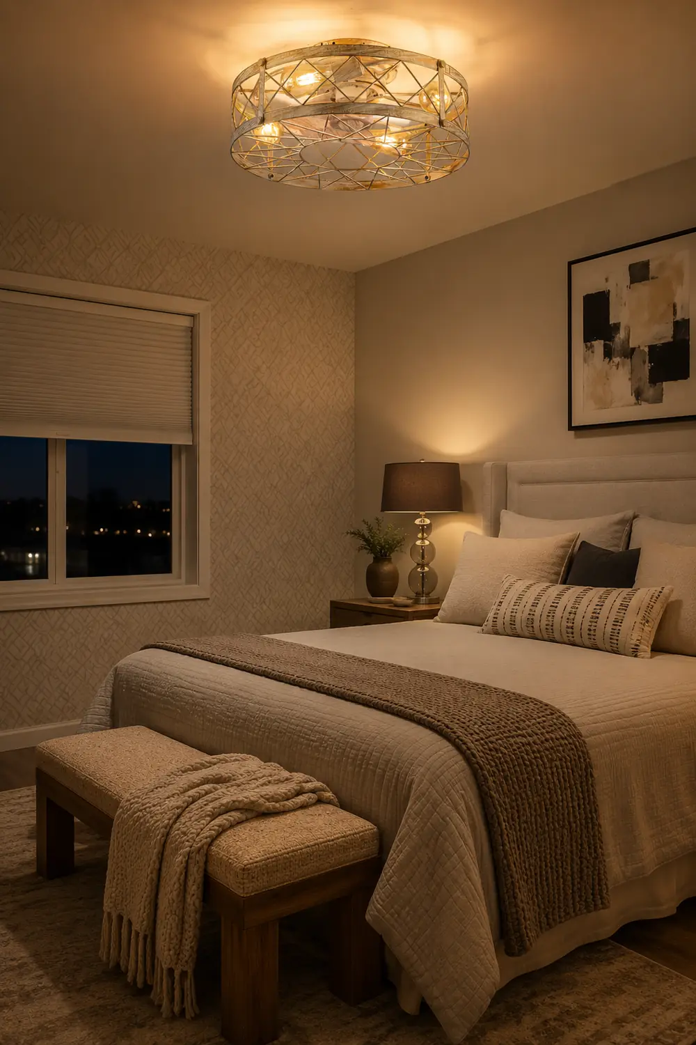 Davian With Remote Ceiling Fan Lamp - Lumpaz