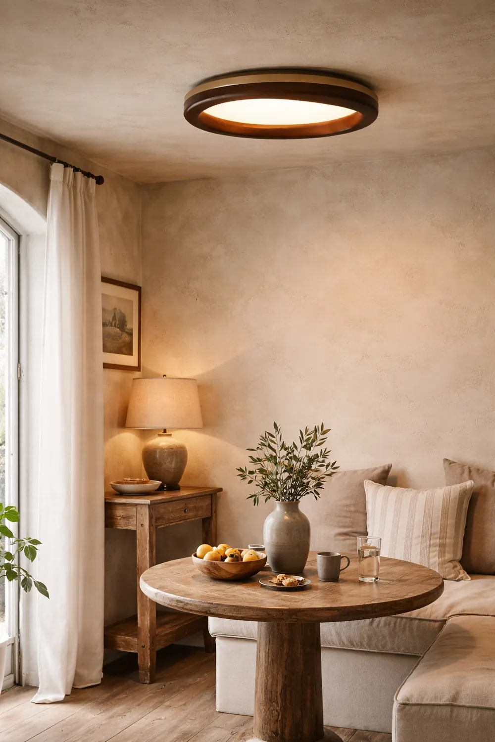 Zenova Wood Ceiling Light - Lumpaz