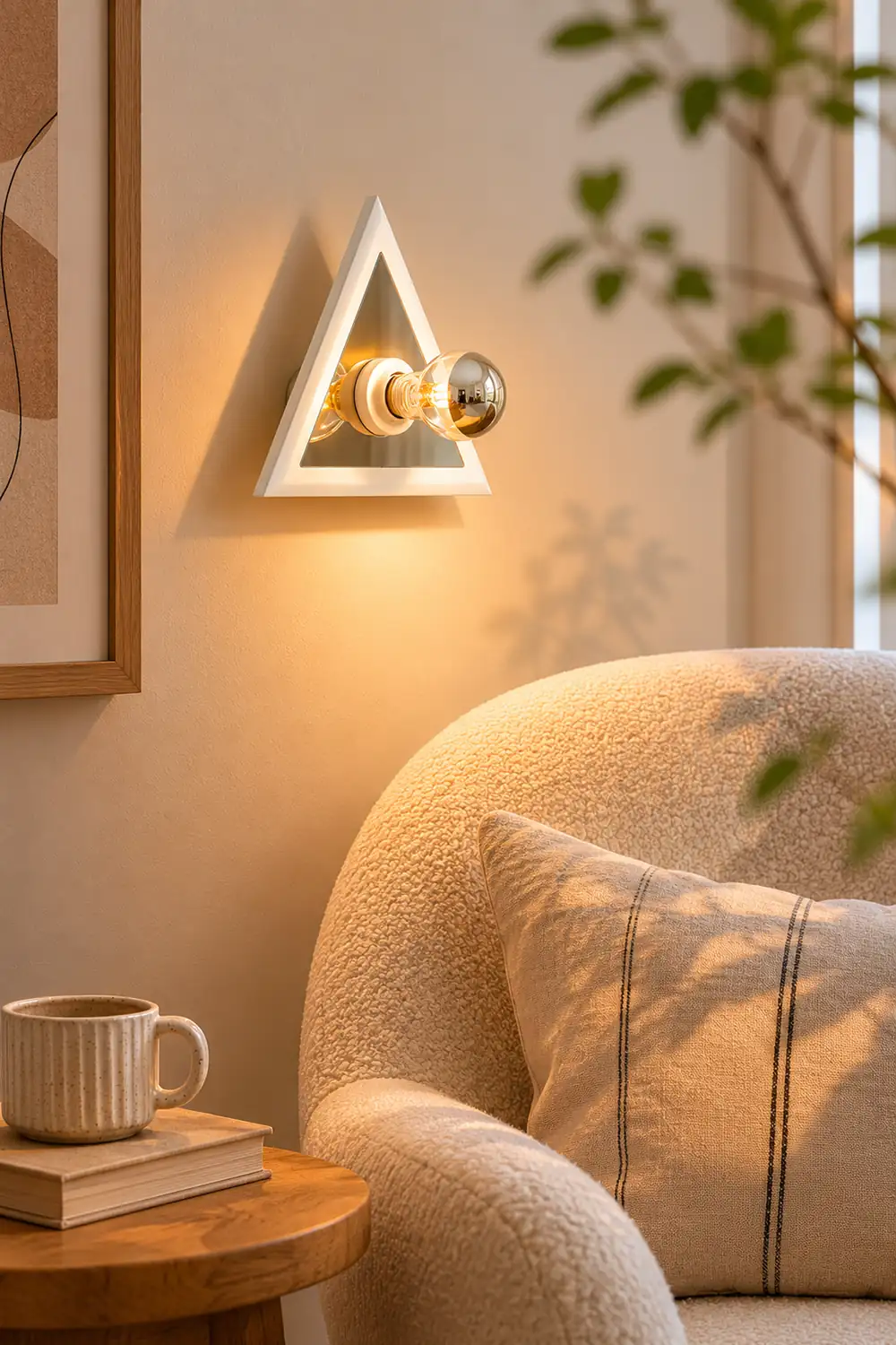 Prism Triangle Wall Lamp - Lumpaz