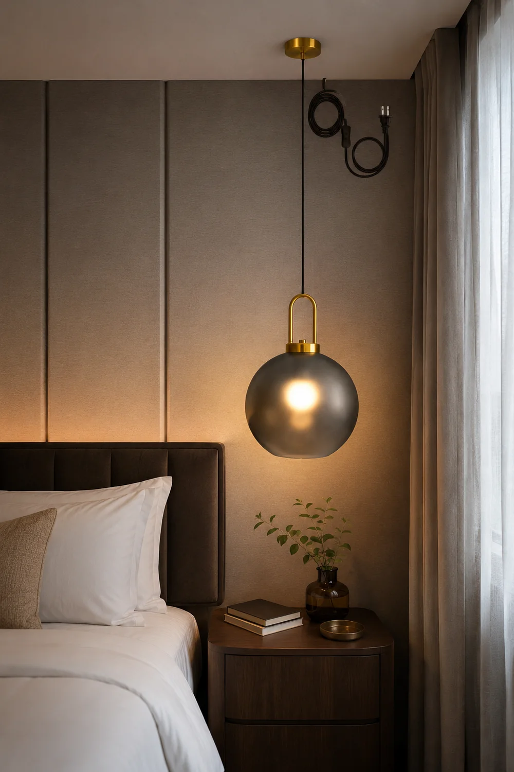 Pendulum Glass Swag Lights - Lumpaz