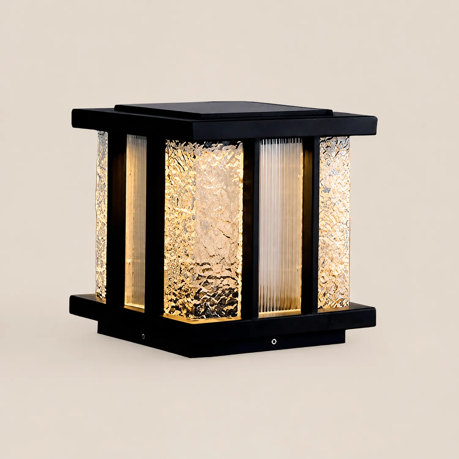 Modern Cube Solar Outdoor Light - Lumpaz