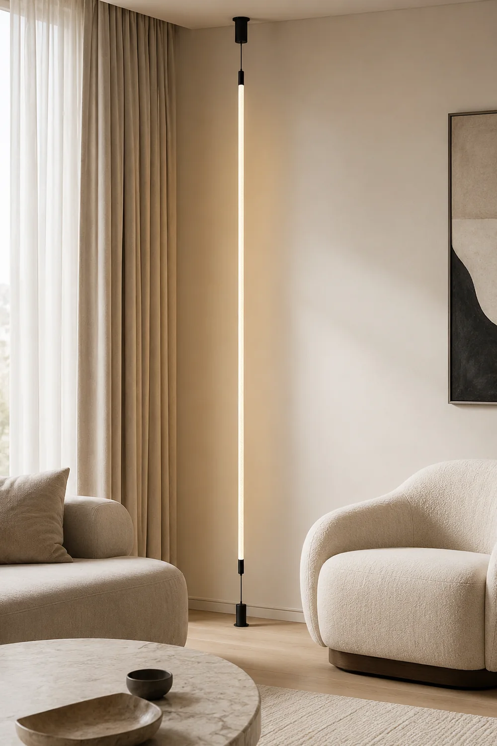 Silas Vertical Pendant Light - Lumpaz