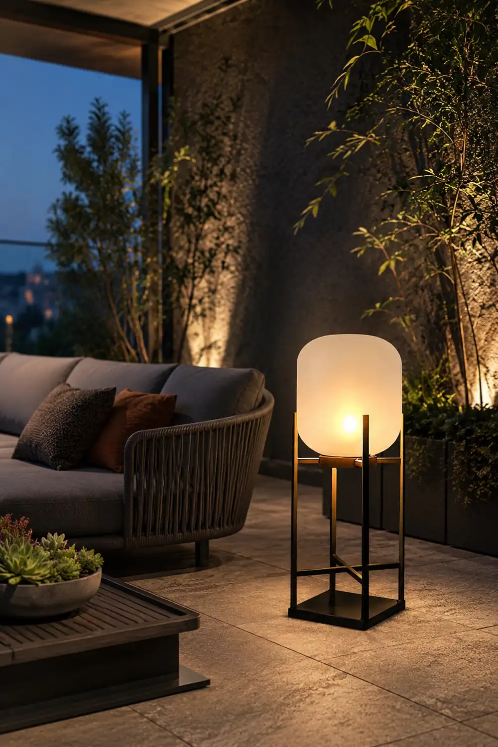 Lantern Floor Light - Lumpaz