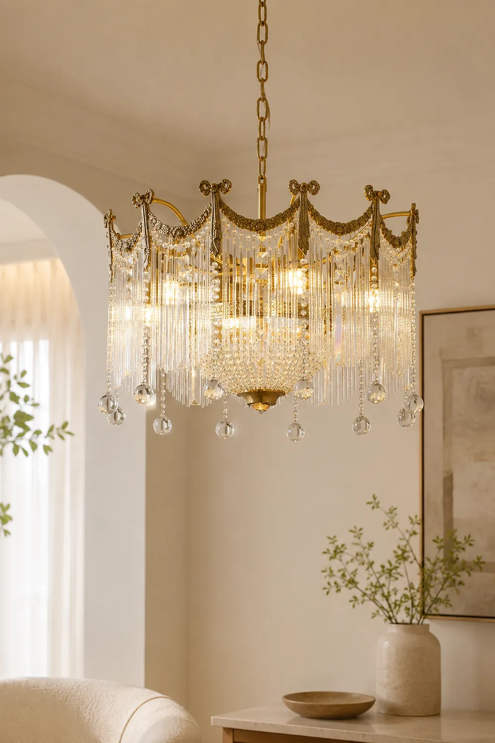 Evangeline Crystal Chandelier - Lumpaz