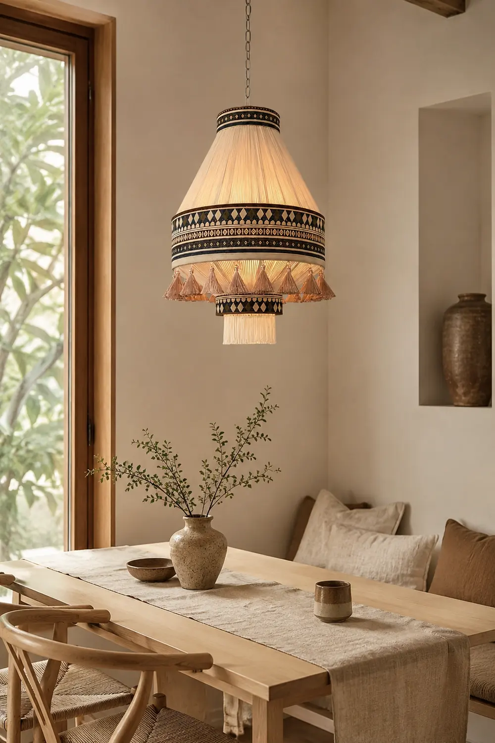 Bohemian Fringe Pendant Lamp - Lumpaz