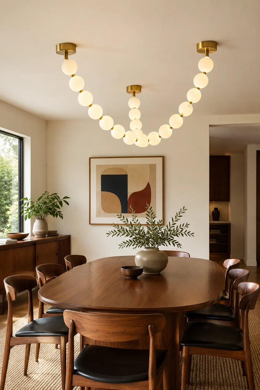 Pearl Necklace Balls Chandelier - Lumpaz