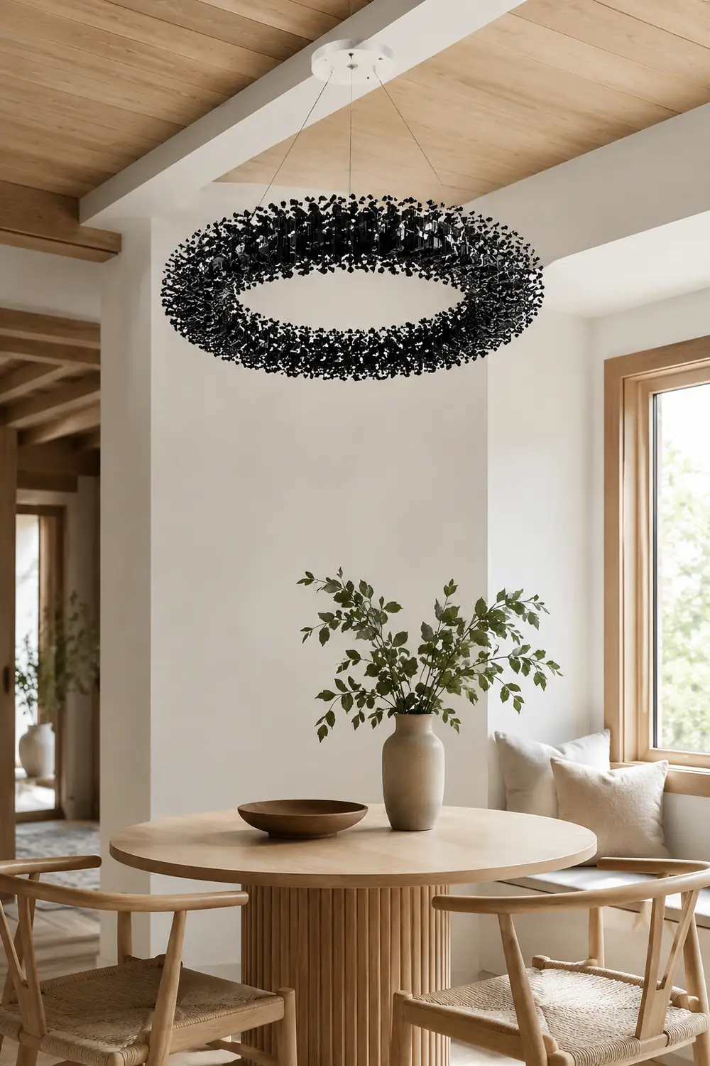 Charcoal Shape O Chandelier - Lumpaz