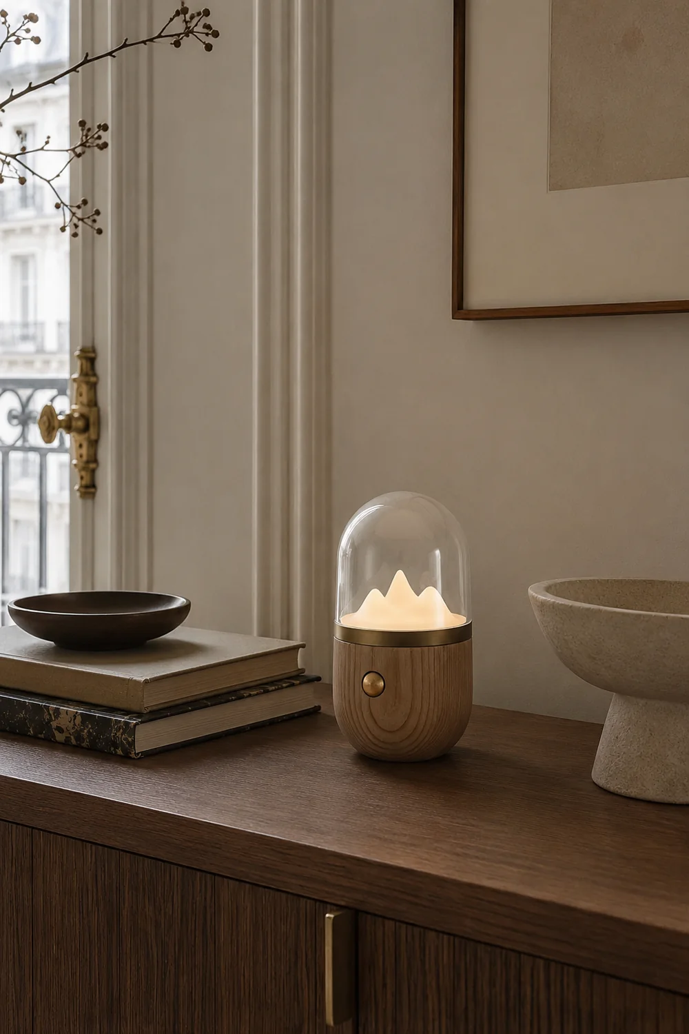 Mountain Peak Night Table Lamp - Lumpaz