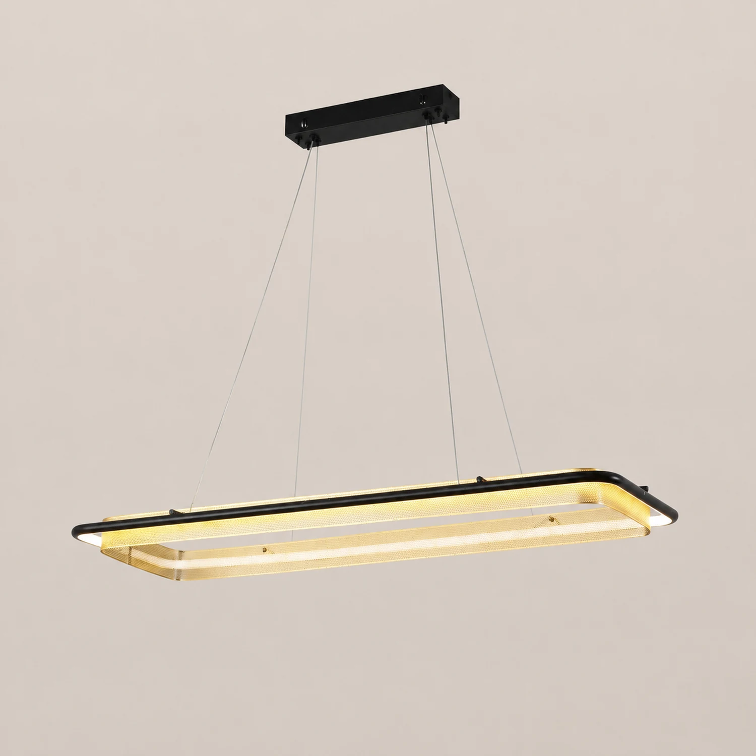 Acrylic LED Round Chandelier - Lumpaz