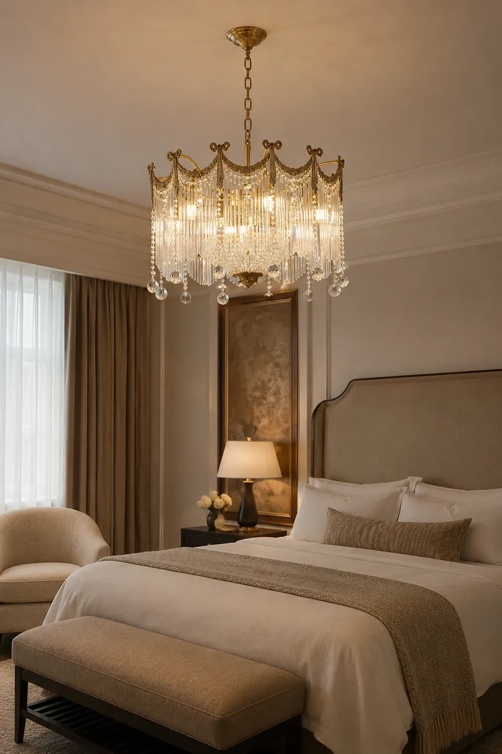 Evangeline Crystal Chandelier - Lumpaz