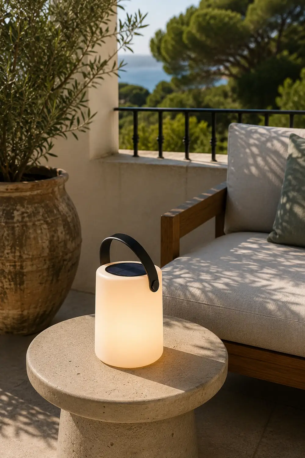 Elara Portable Lantern Table Lamp - Lumpaz