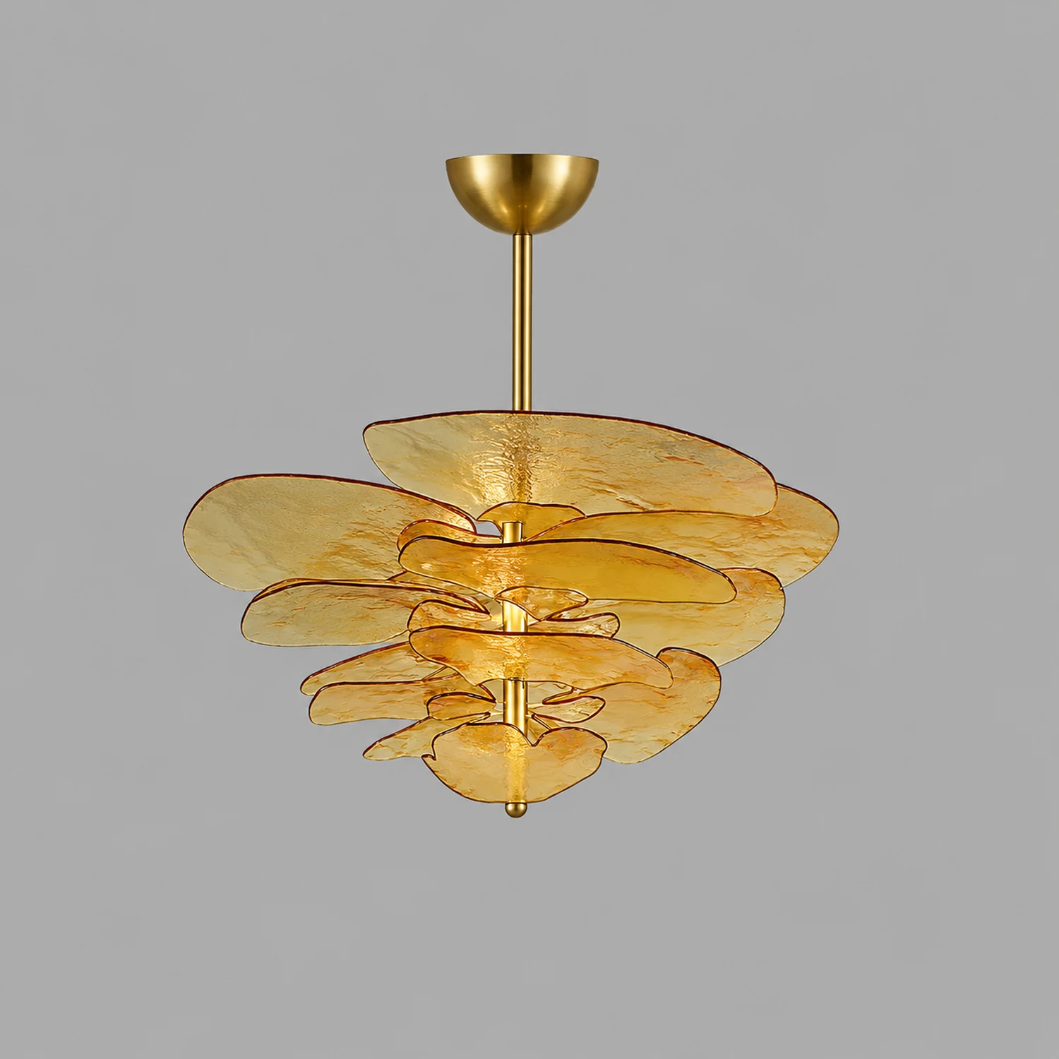 Golden Petals Murano Chandelier - Lumpaz
