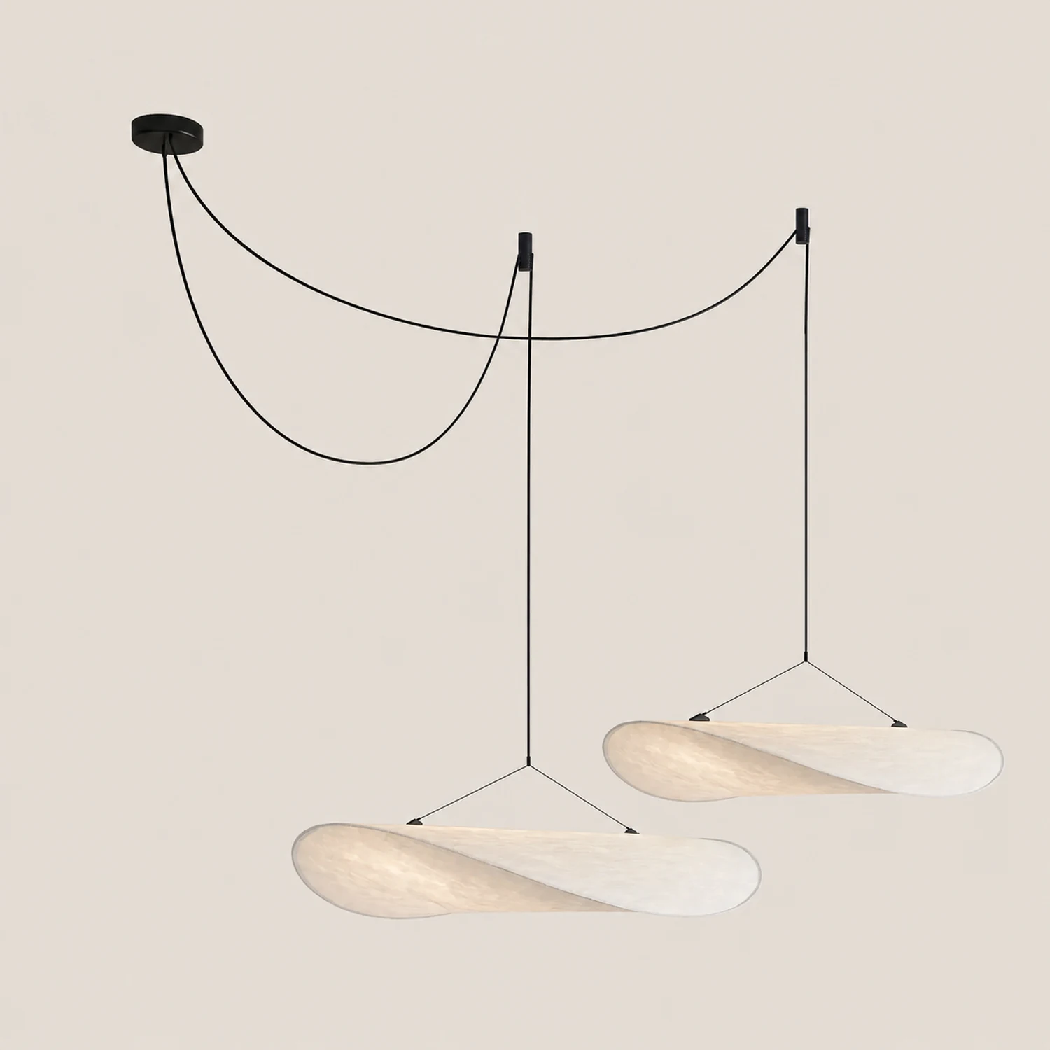 Tense Tyvek Pendant Lamp - Lumpaz