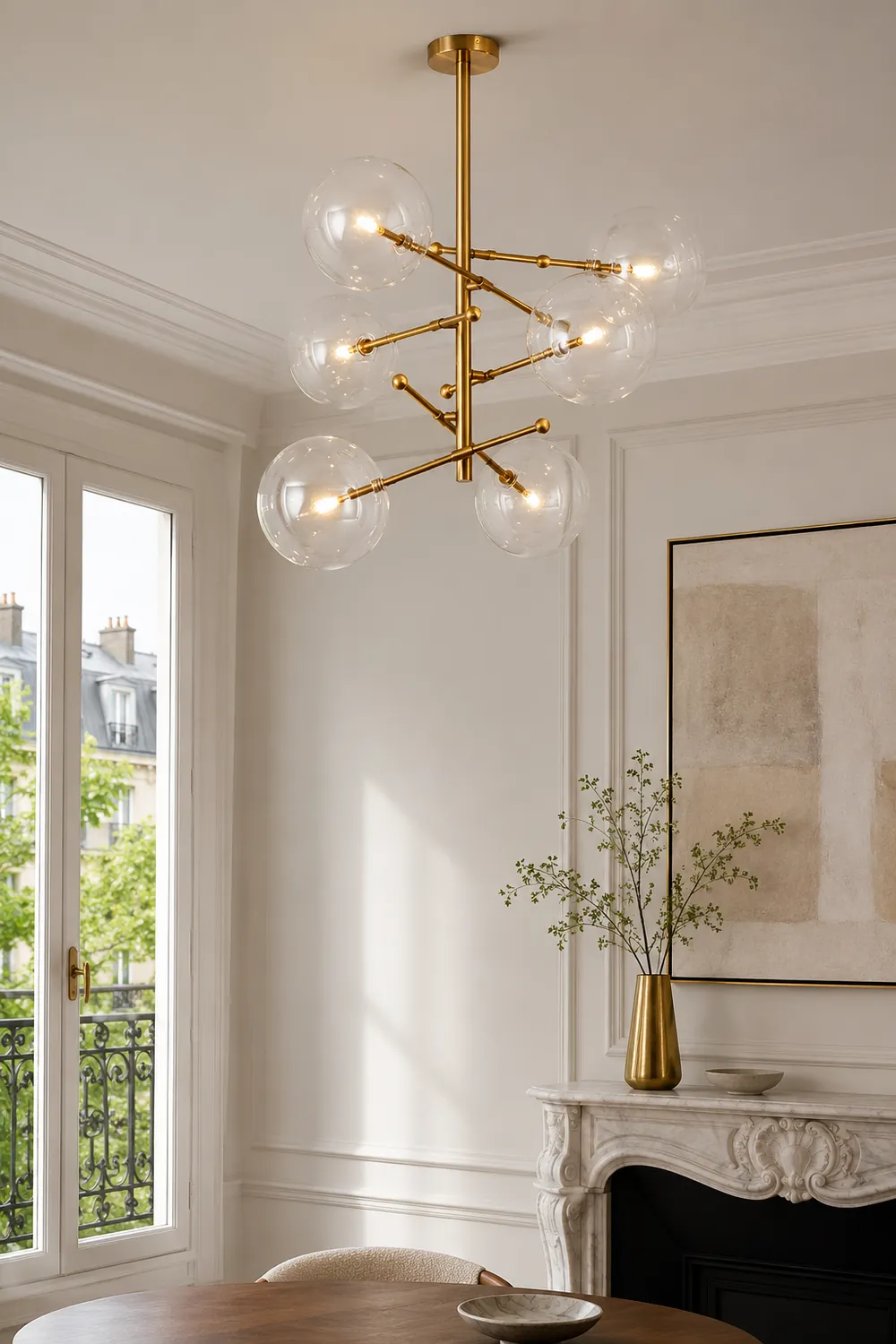 Glass Globe Mobile Chandelier - Lumpaz