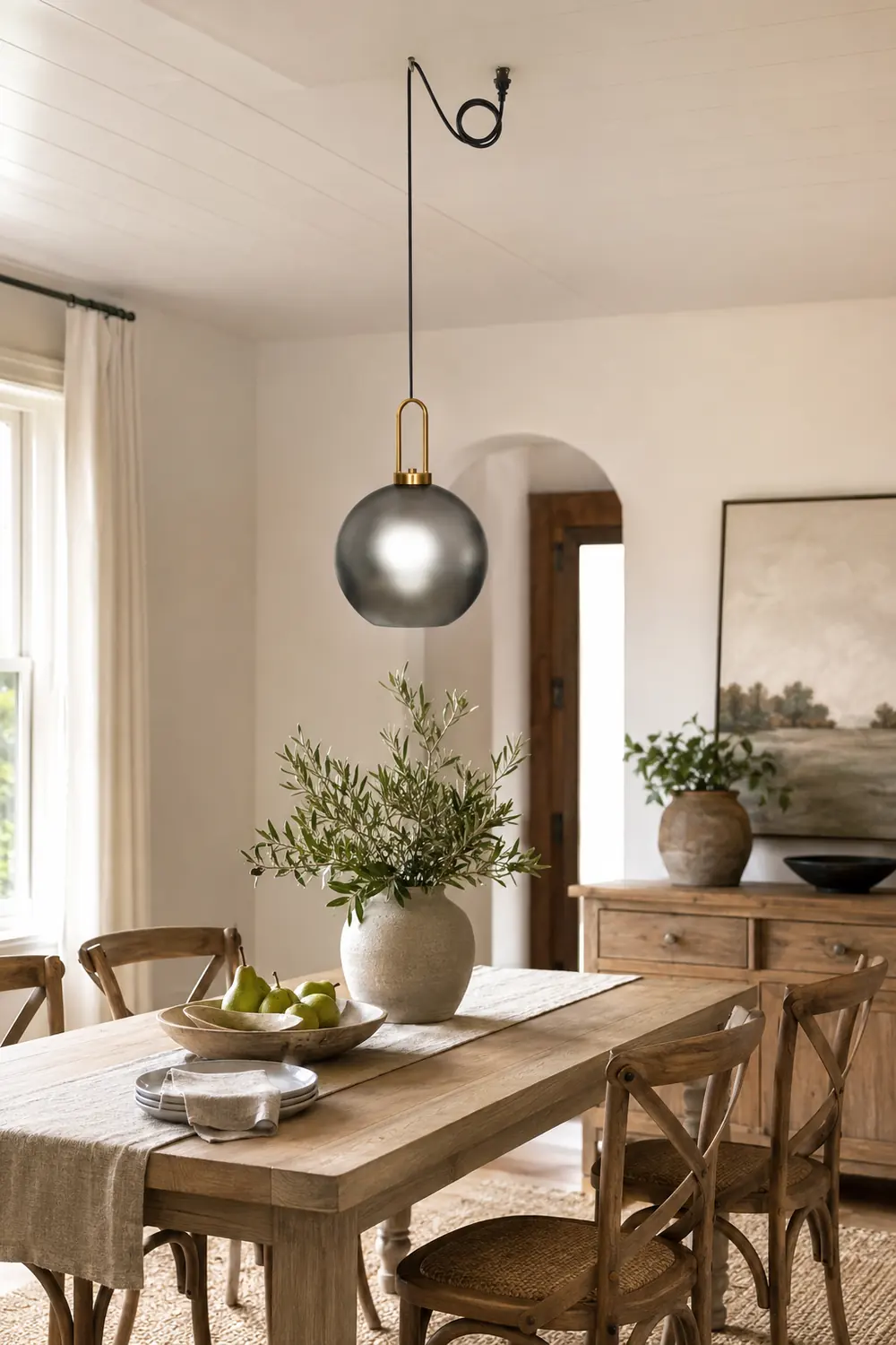Pendulum Glass Swag Lights - Lumpaz