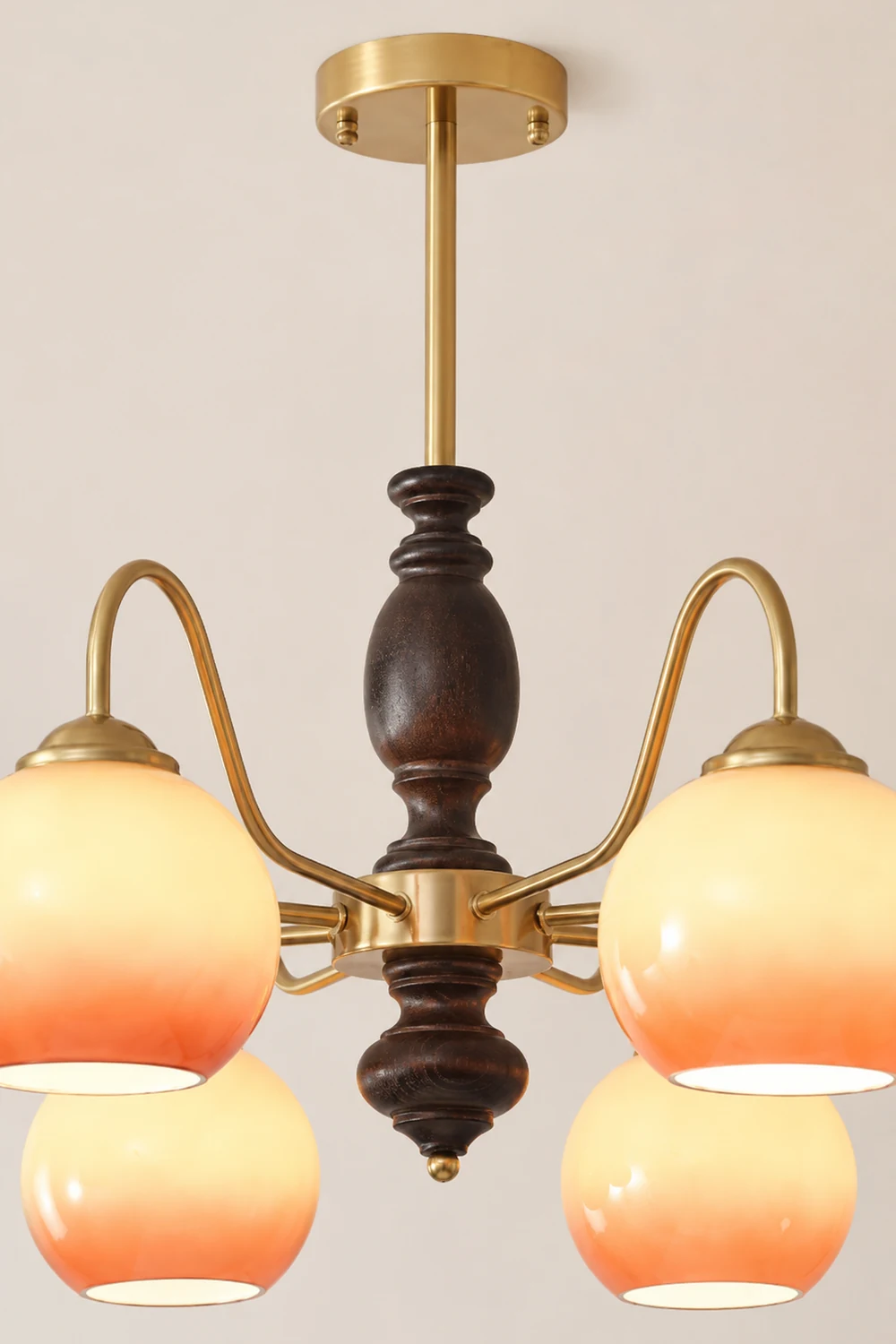 Caramel Orb Chandelier - Lumpaz