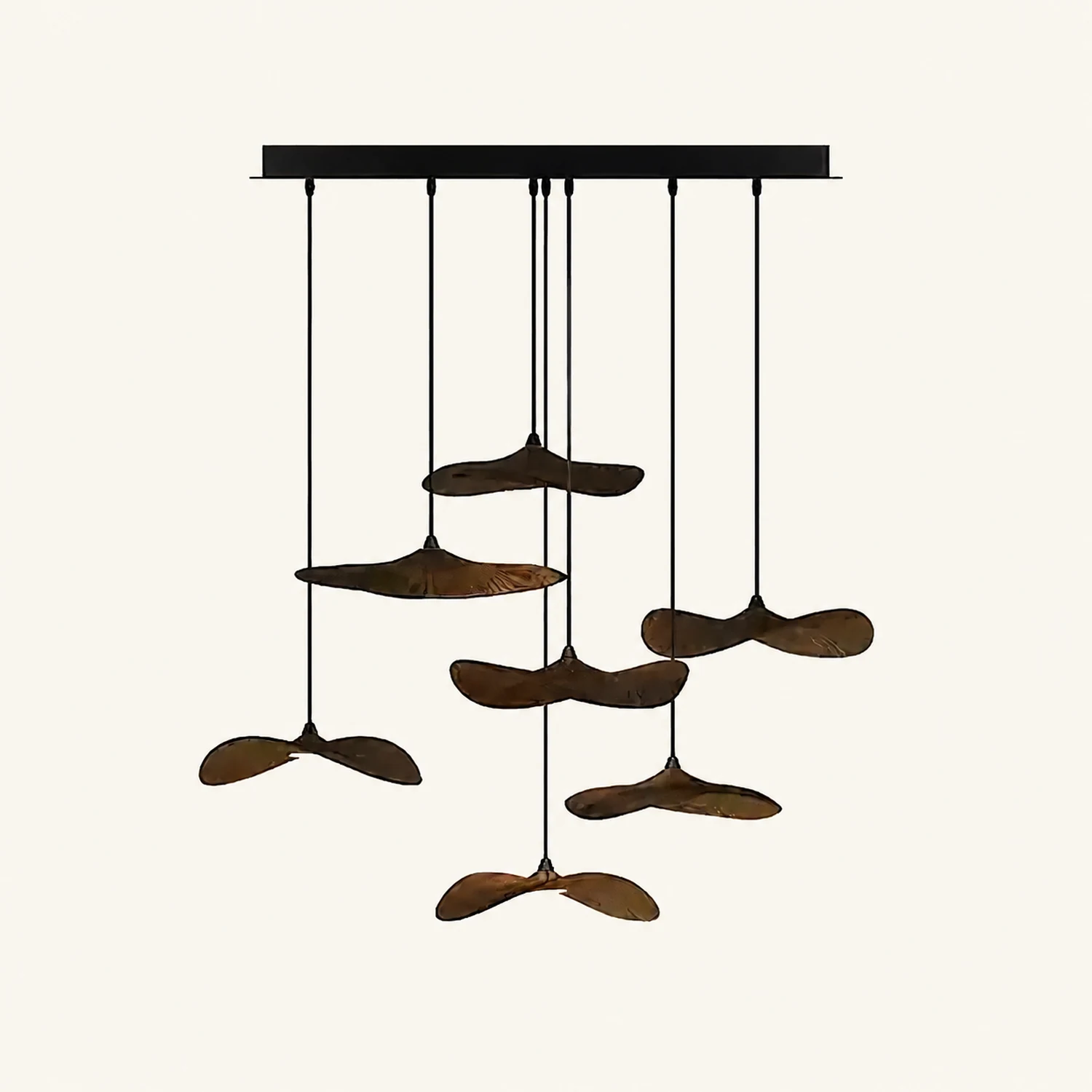 Empty Leaf Chandelier - Lumpaz