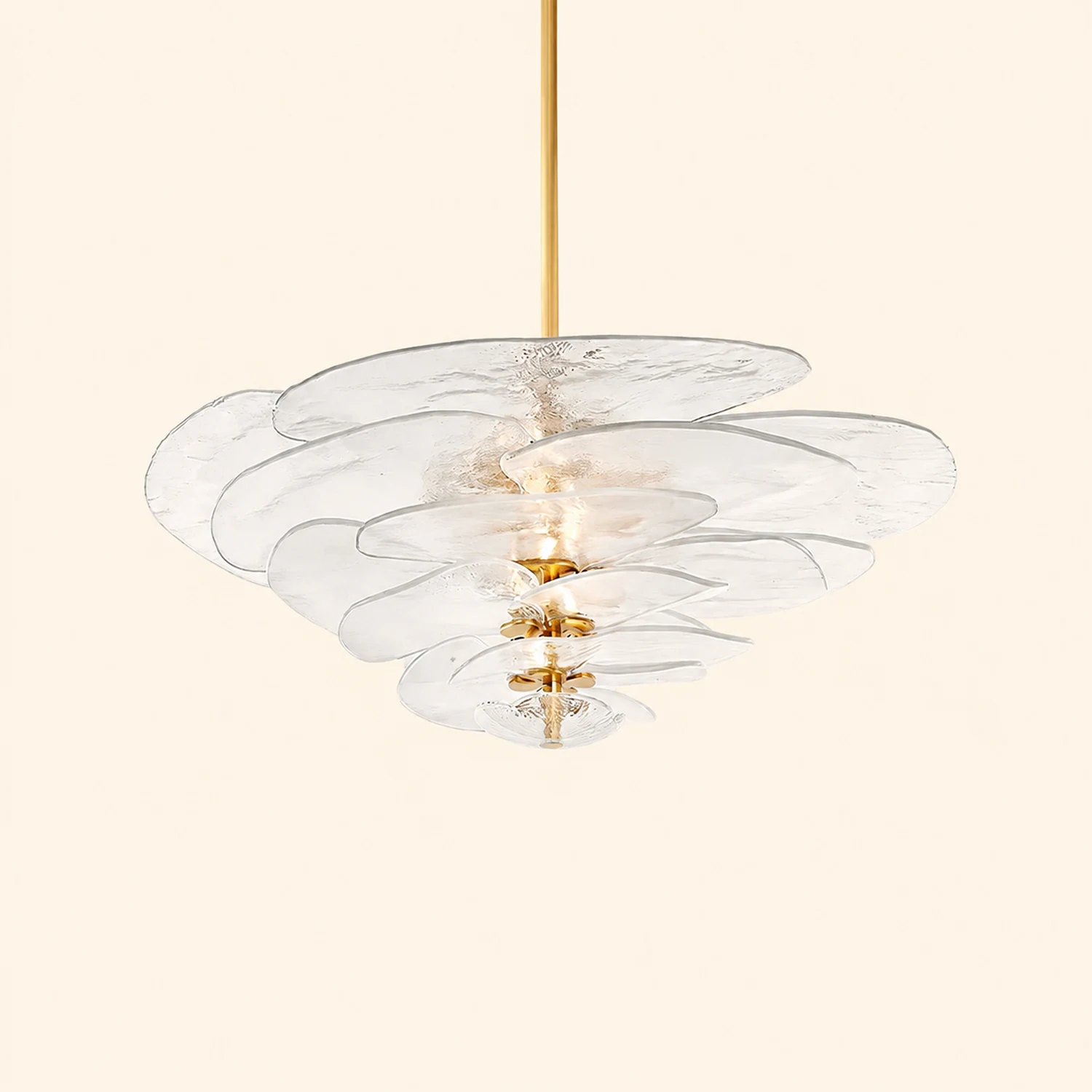 Golden Petals Murano Chandelier - Lumpaz