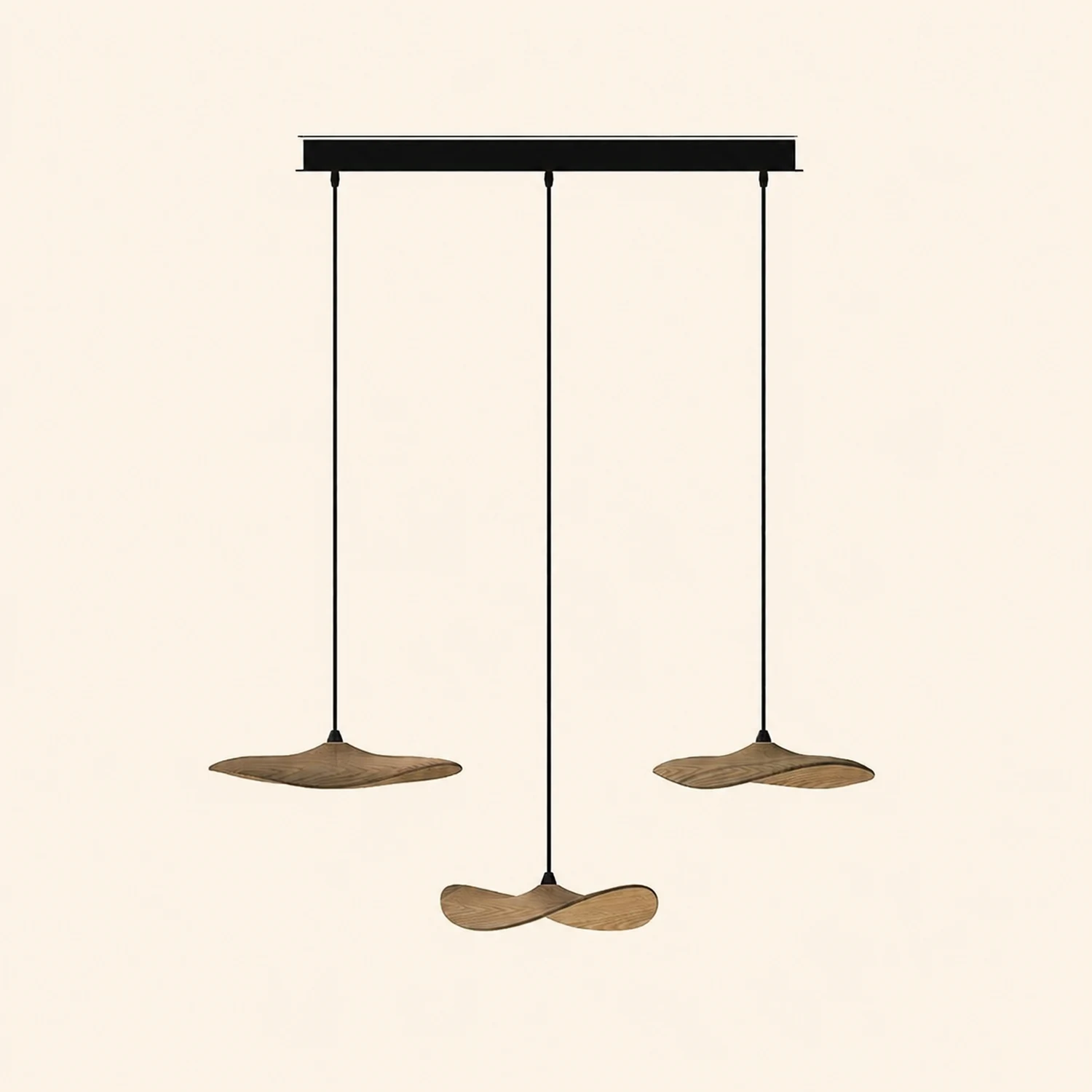 Empty Leaf Chandelier - Lumpaz
