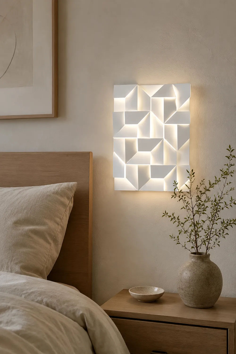 Shadows Built-in Battery Wall Lamp - Lumpaz