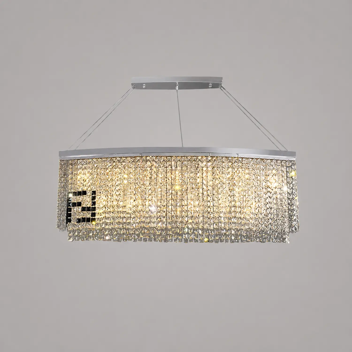Liliana Rectangle Crystal Chandelier - Lumpaz