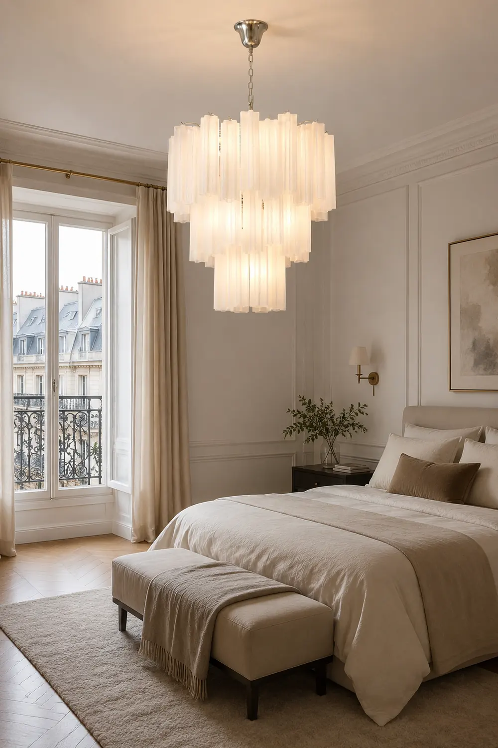 Starlight Frosted Mist Chandelier - Lumpaz