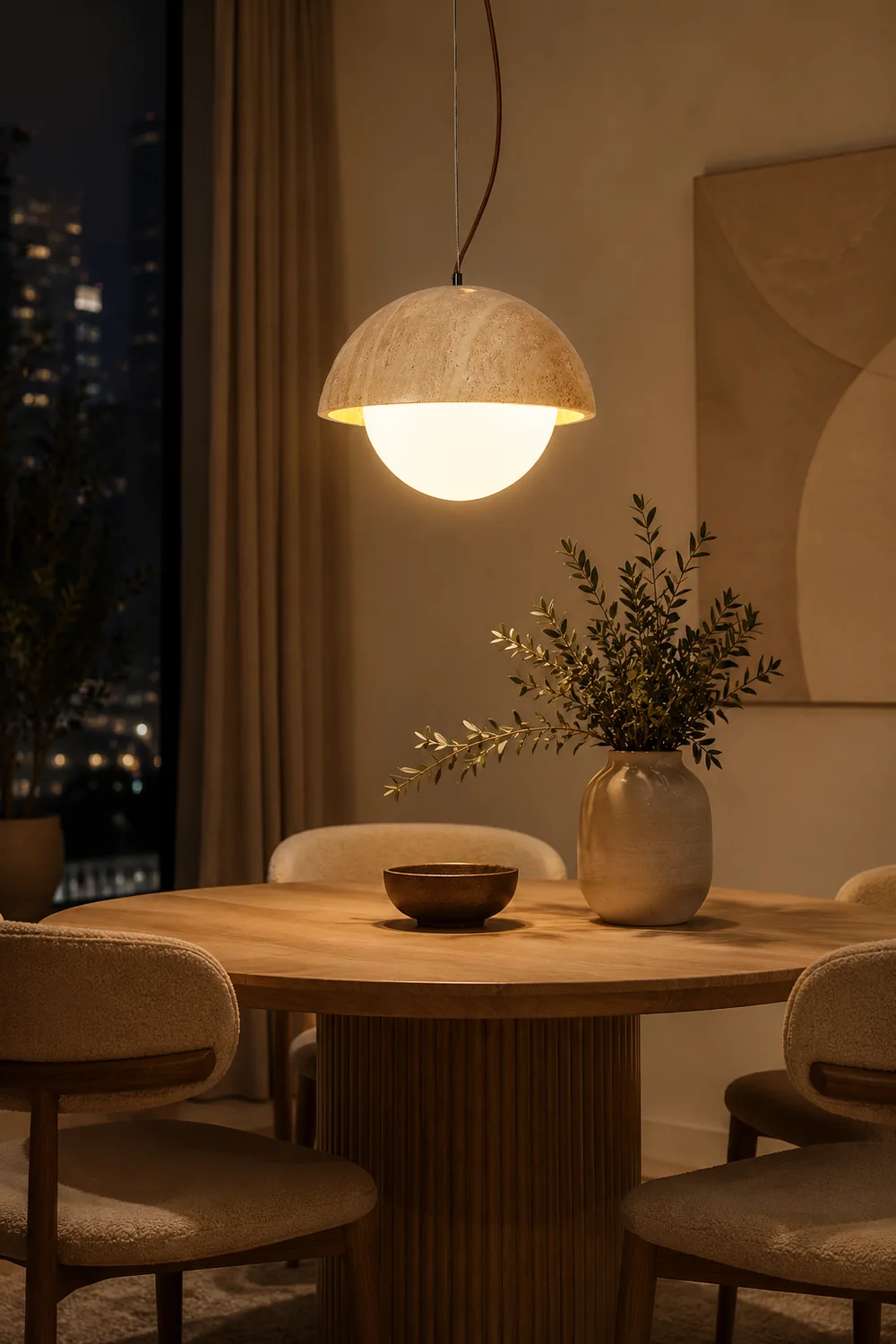 Crescent Glow Pendant Lamp - Lumpaz