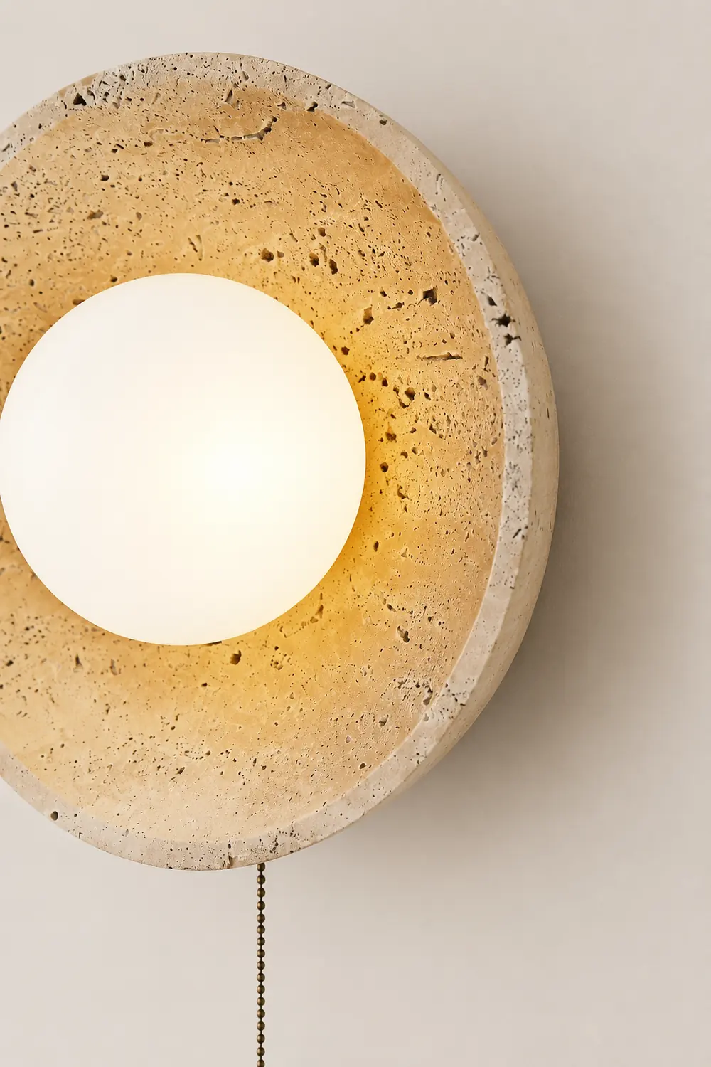 Stone Lunar Eclipse Wall Light - Lumpaz