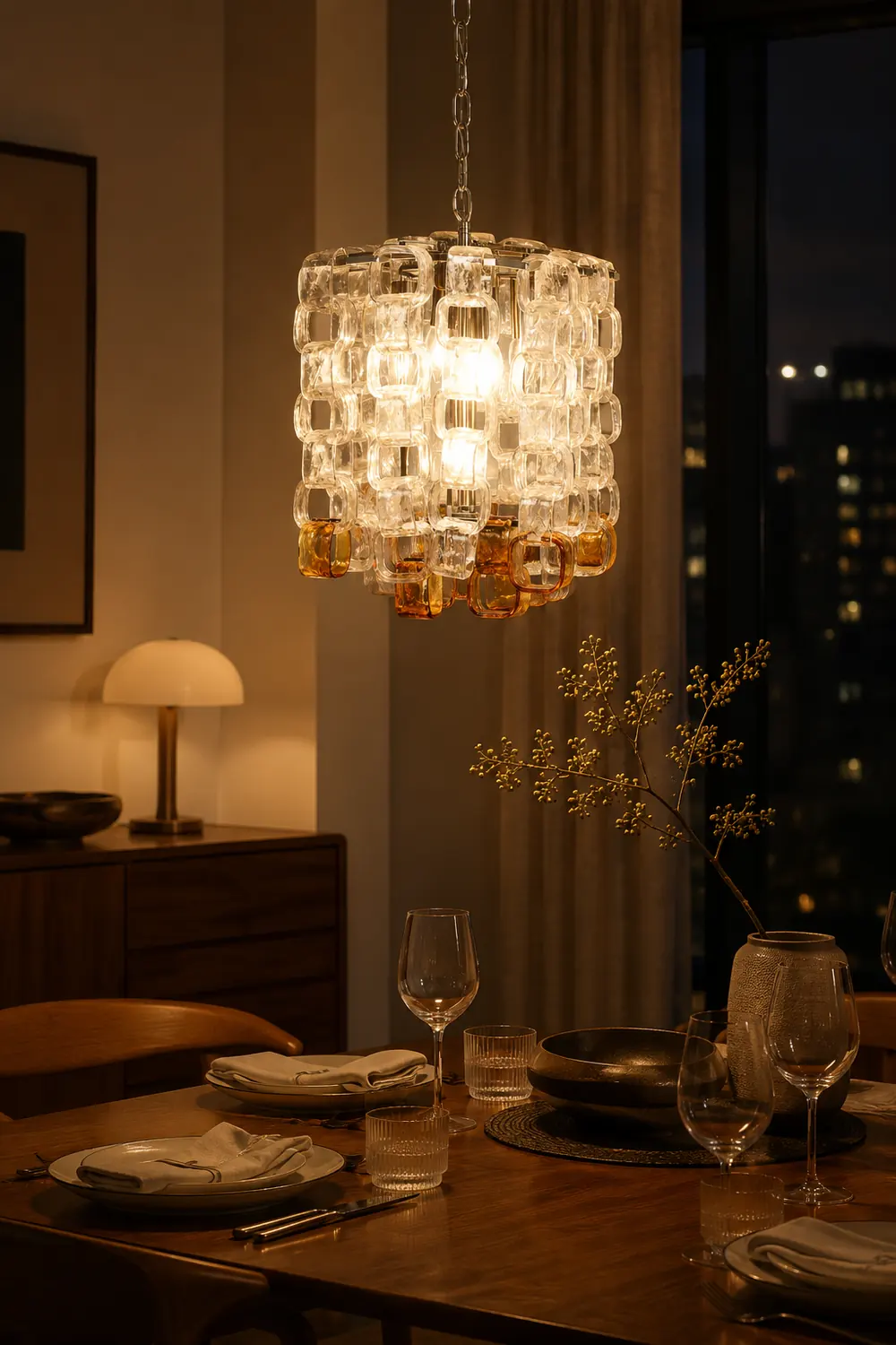 Murano Poliarte Interlocking Chandelier - Lumpaz