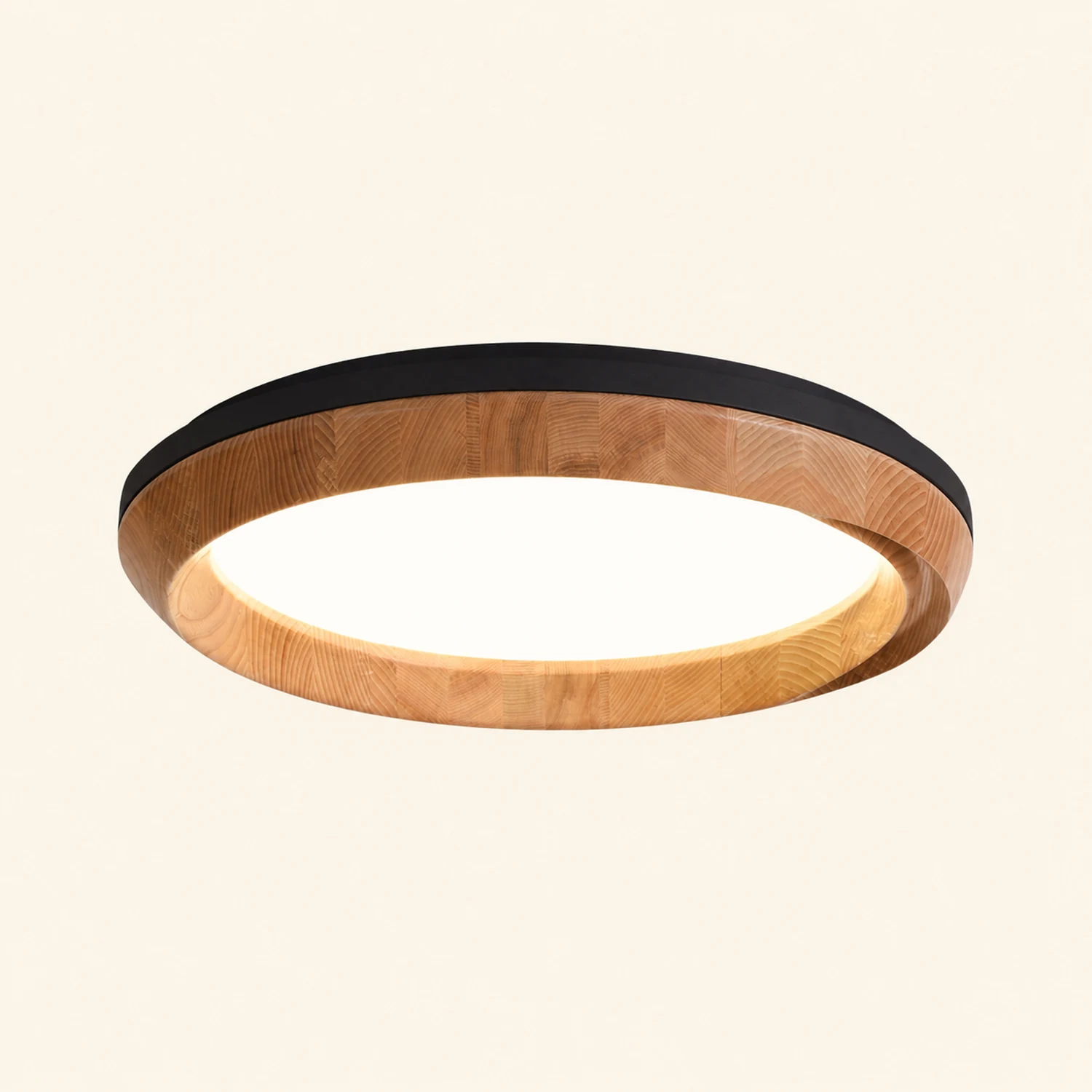 Ripple Wood Ceiling Light - Lumpaz